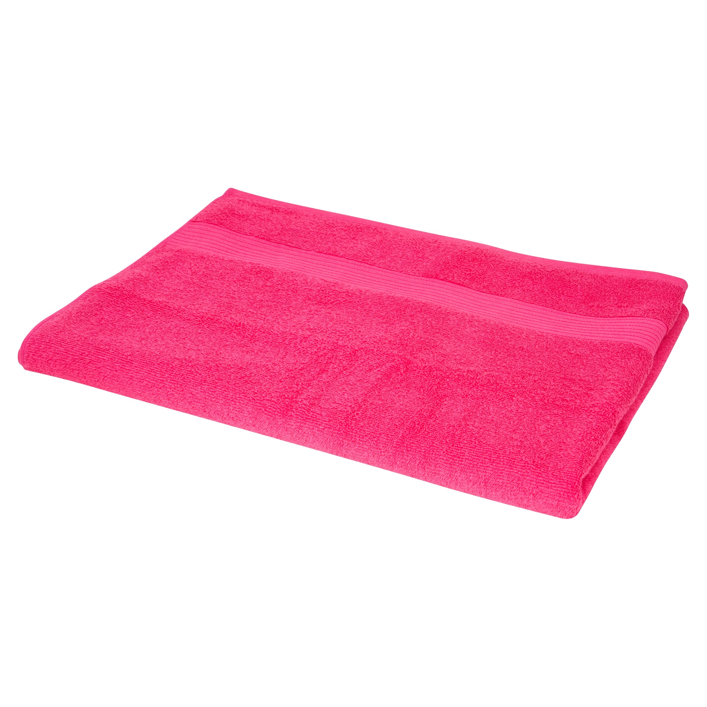 F&F Home Bright Pink Recycled Cotton Bath Sheet