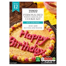 Tesco Personalised White Chocolate Cookie Kit 510g