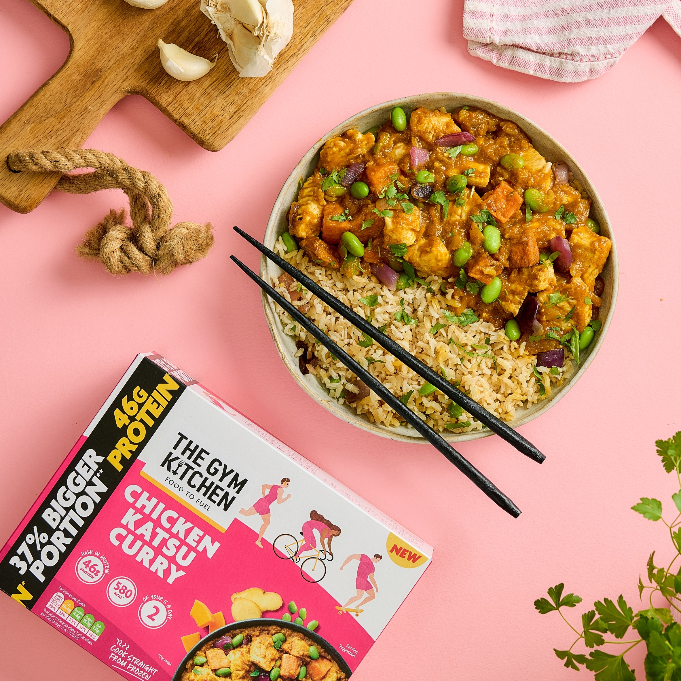 The Gym Kitchen Chicken Katsu Curry 550g thumbnail 2