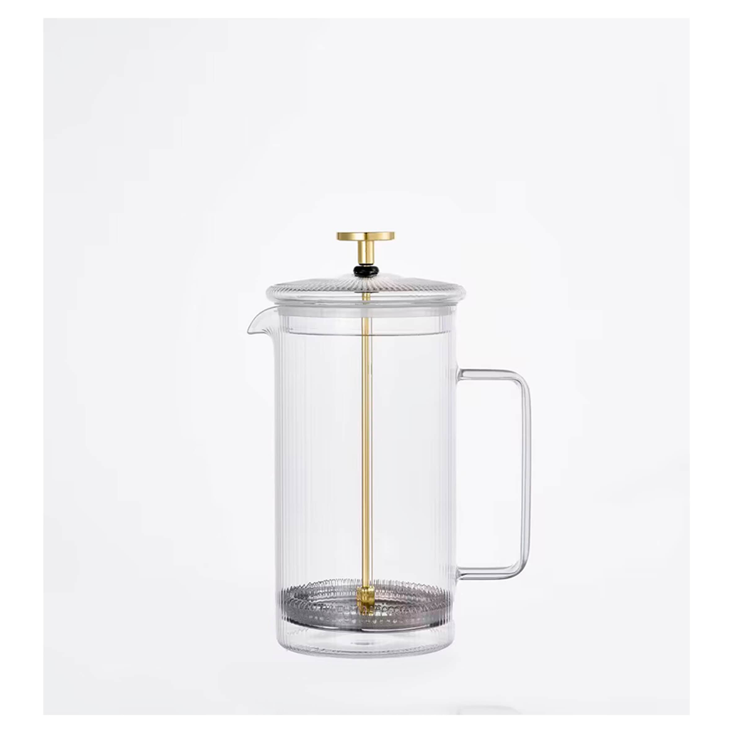 F&F Home Ribbed Glass Cafetiere