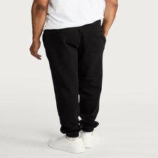 F&F Cotton Rich Slim Fit Drawstring Cuffed Joggers in Black thumbnail 3
