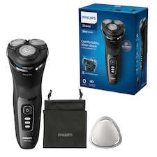 Philips Series 3000 Wet & Dry Electric Shaver, 5D Flex head, Popup trimmer & Travel Pouch-S3244/12  thumbnail 2