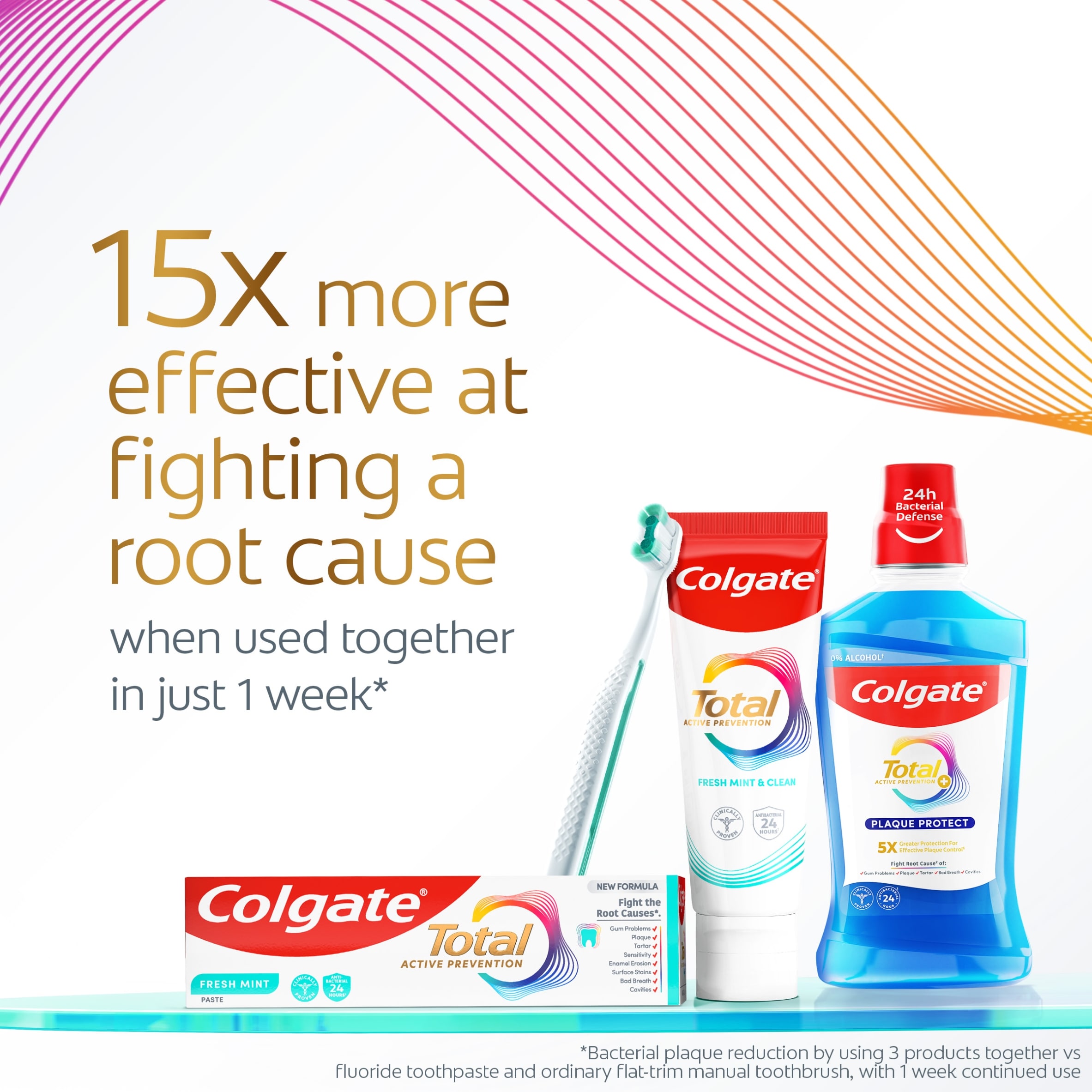 Colgate Total Active Prevention Fresh Mint Toothpaste 125ml thumbnail 5