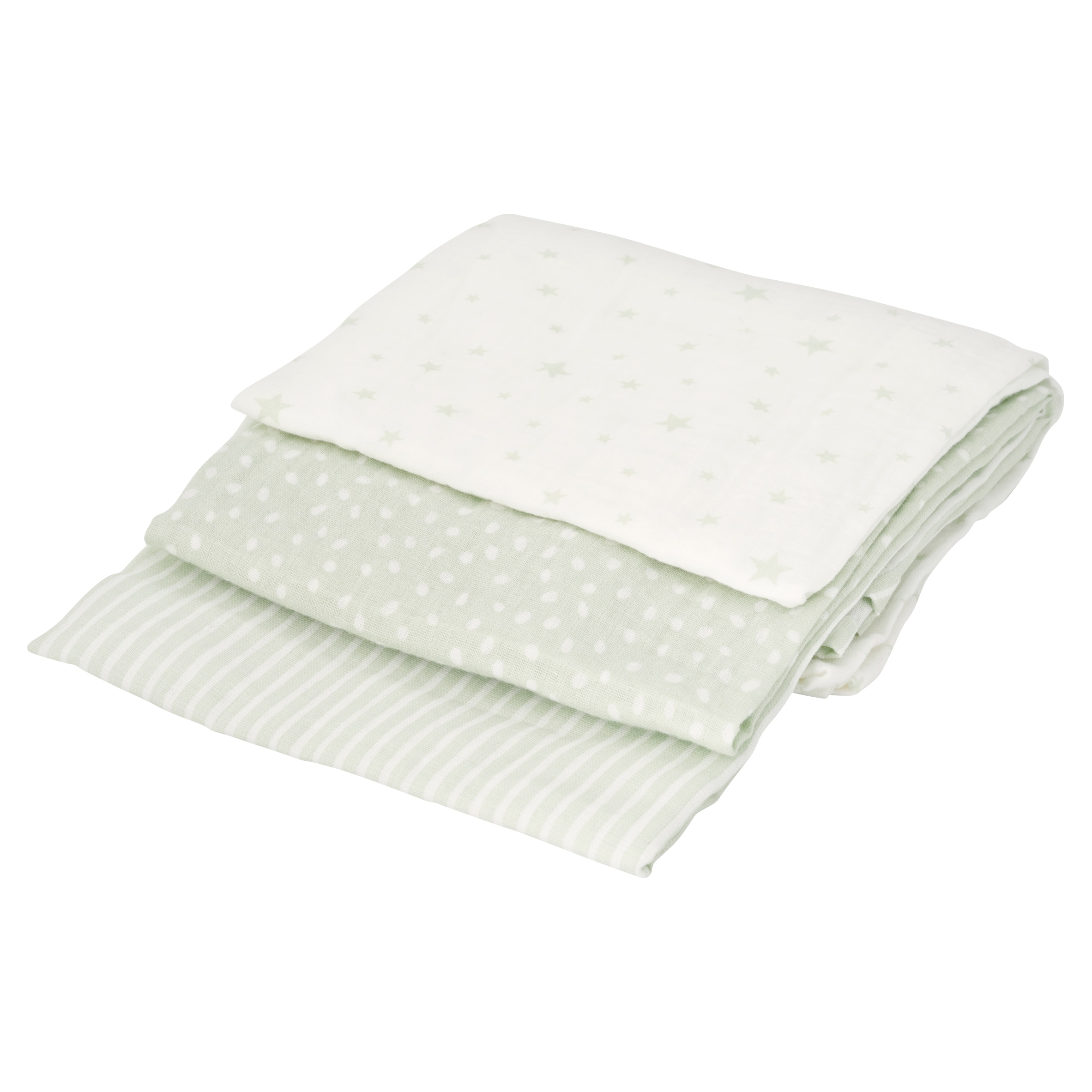 Fred & Flo Patterned Muslins 3 pack