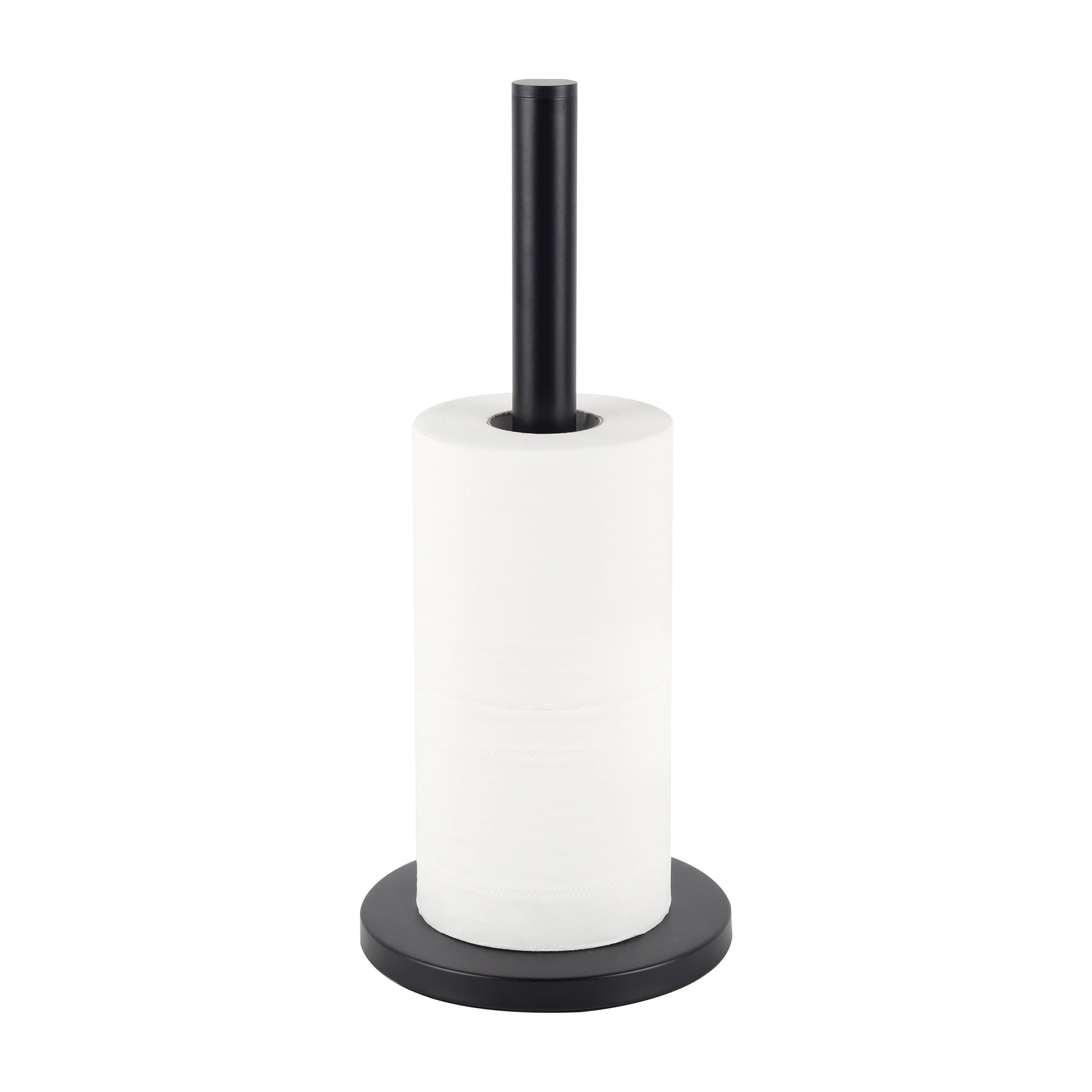 F&F Home Black Freestanding Toilet Roll Holder thumbnail 2