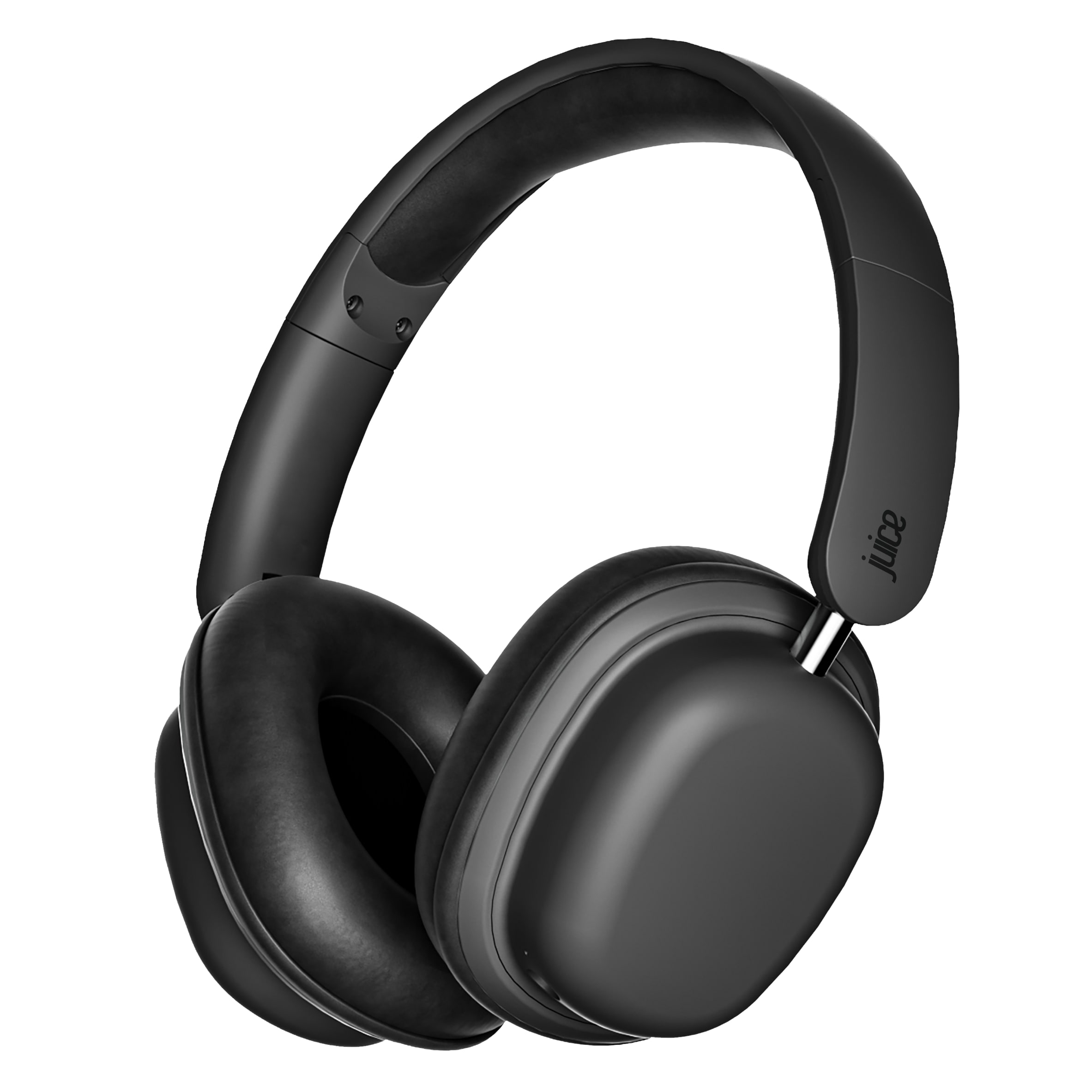 Juice Pace Wireless Bluetooth On Ear Headphones Black thumbnail 2