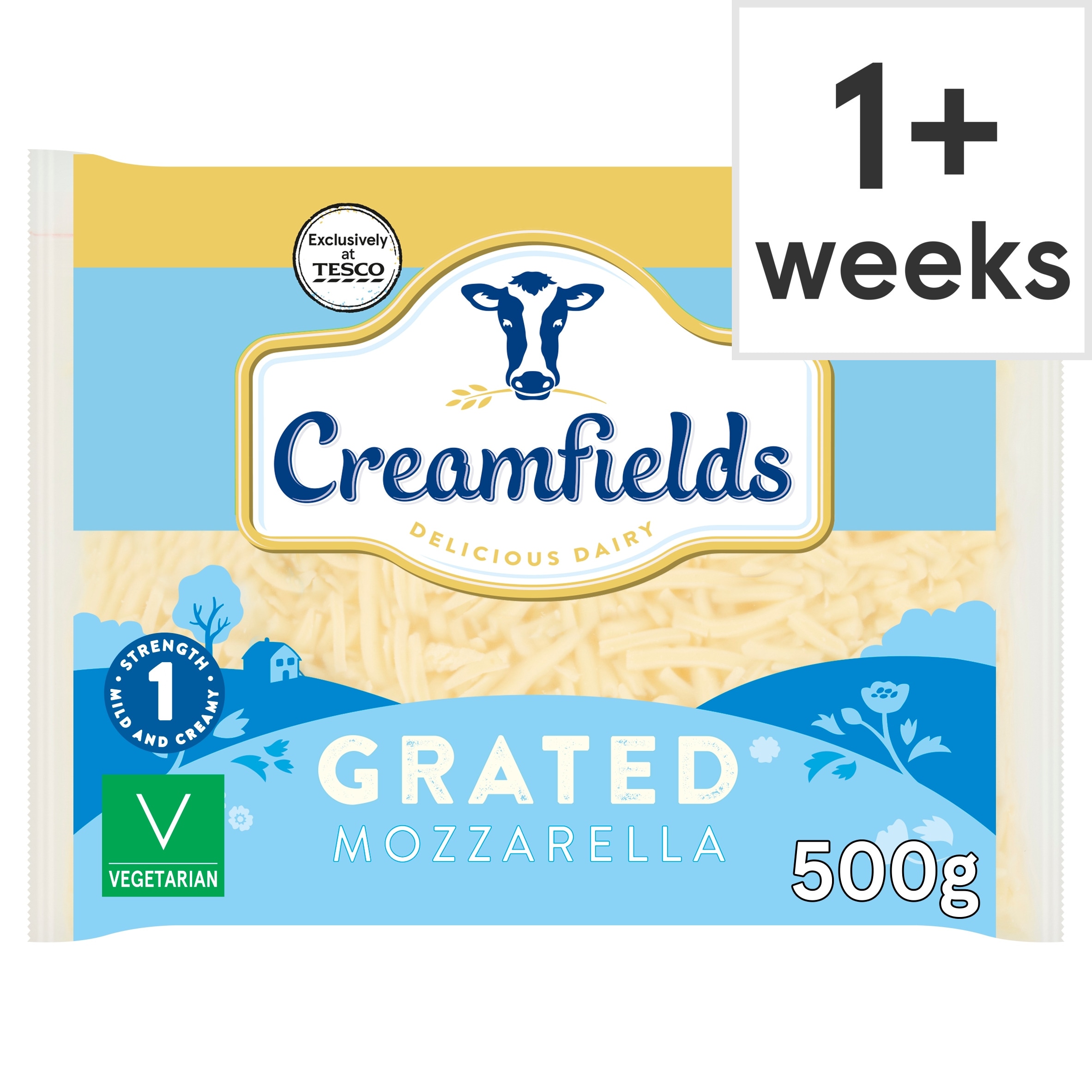 Creamfields Grated Mozzarella 500g