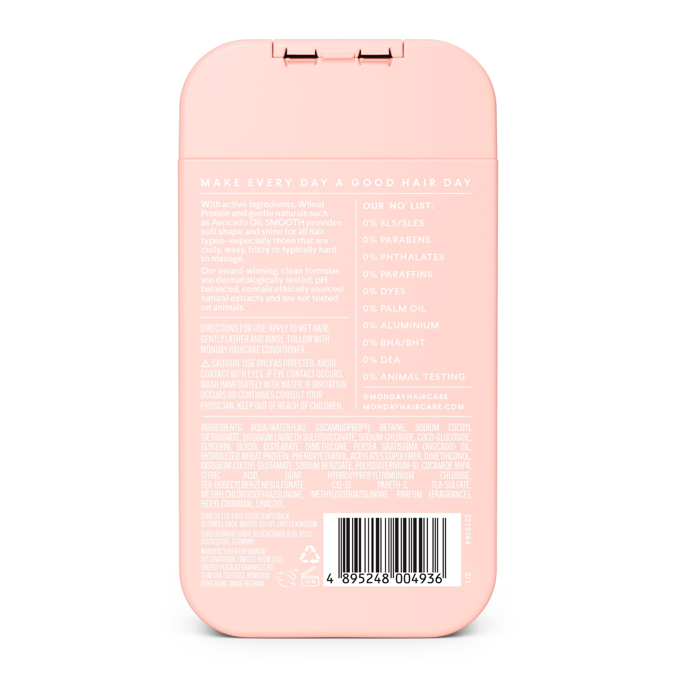 Monday Shampoo Smooth 200ml thumbnail 2