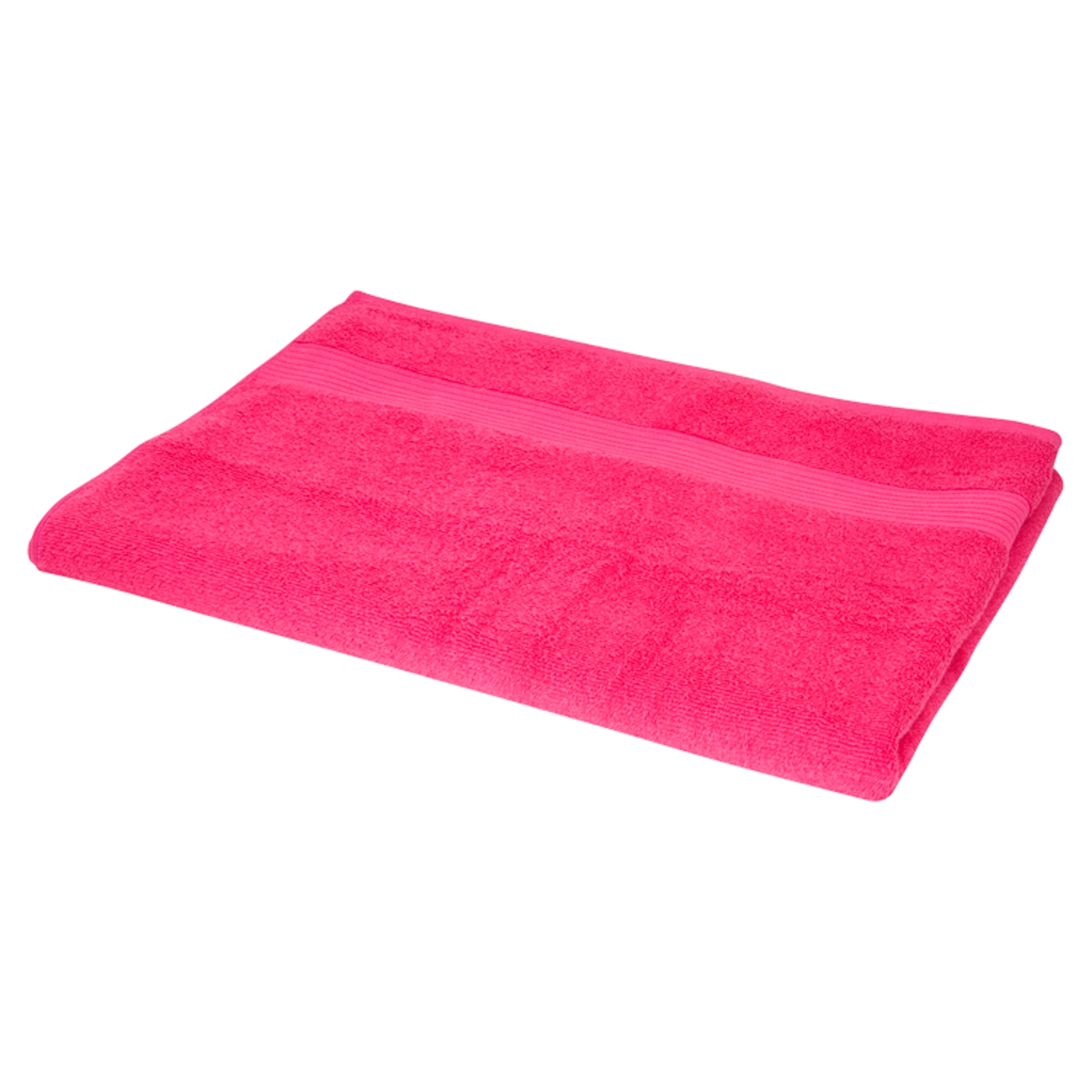 F&F Home Bright Pink Recycled Cotton Hand Towel 