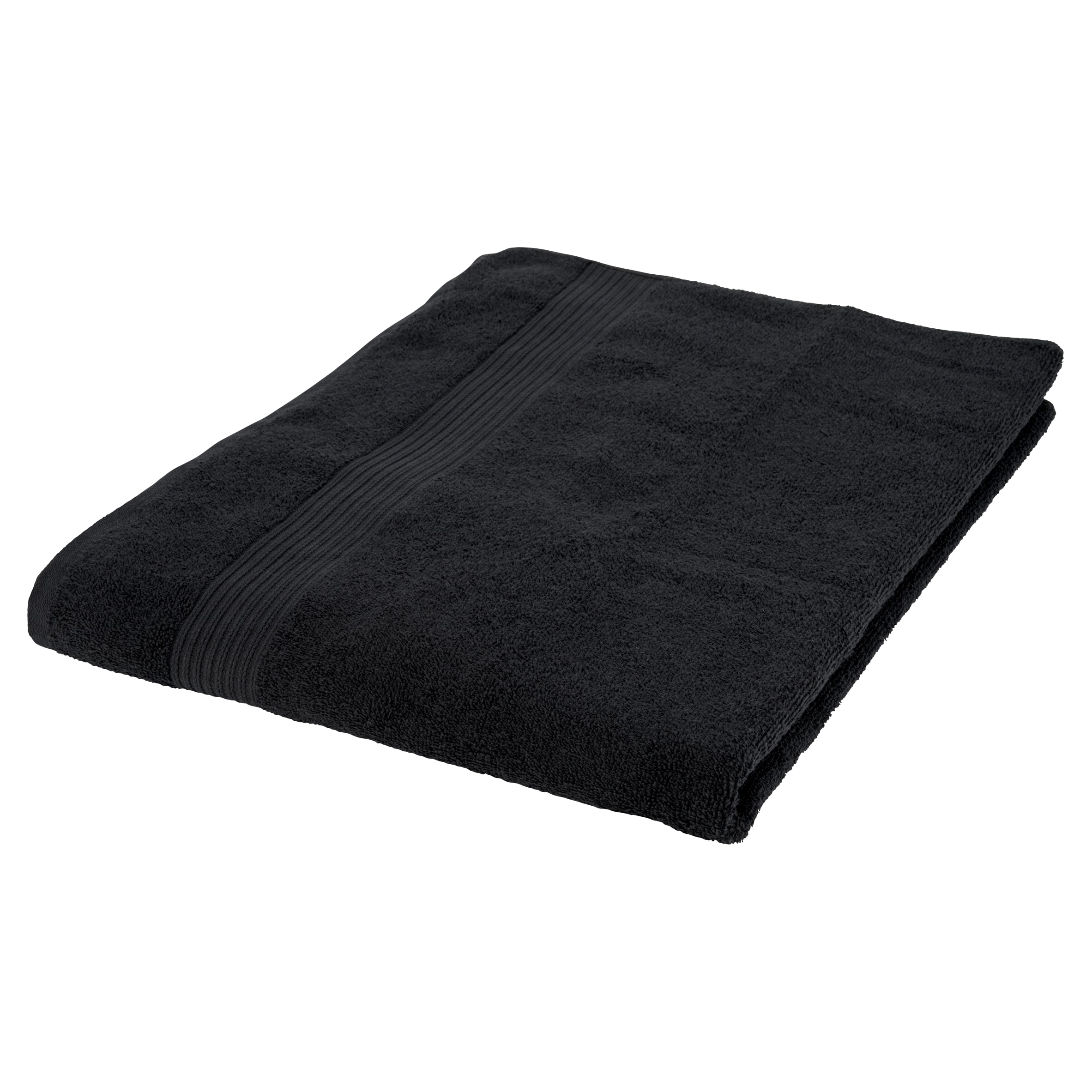 F&F Home Black Recycled Cotton Bath Sheet 