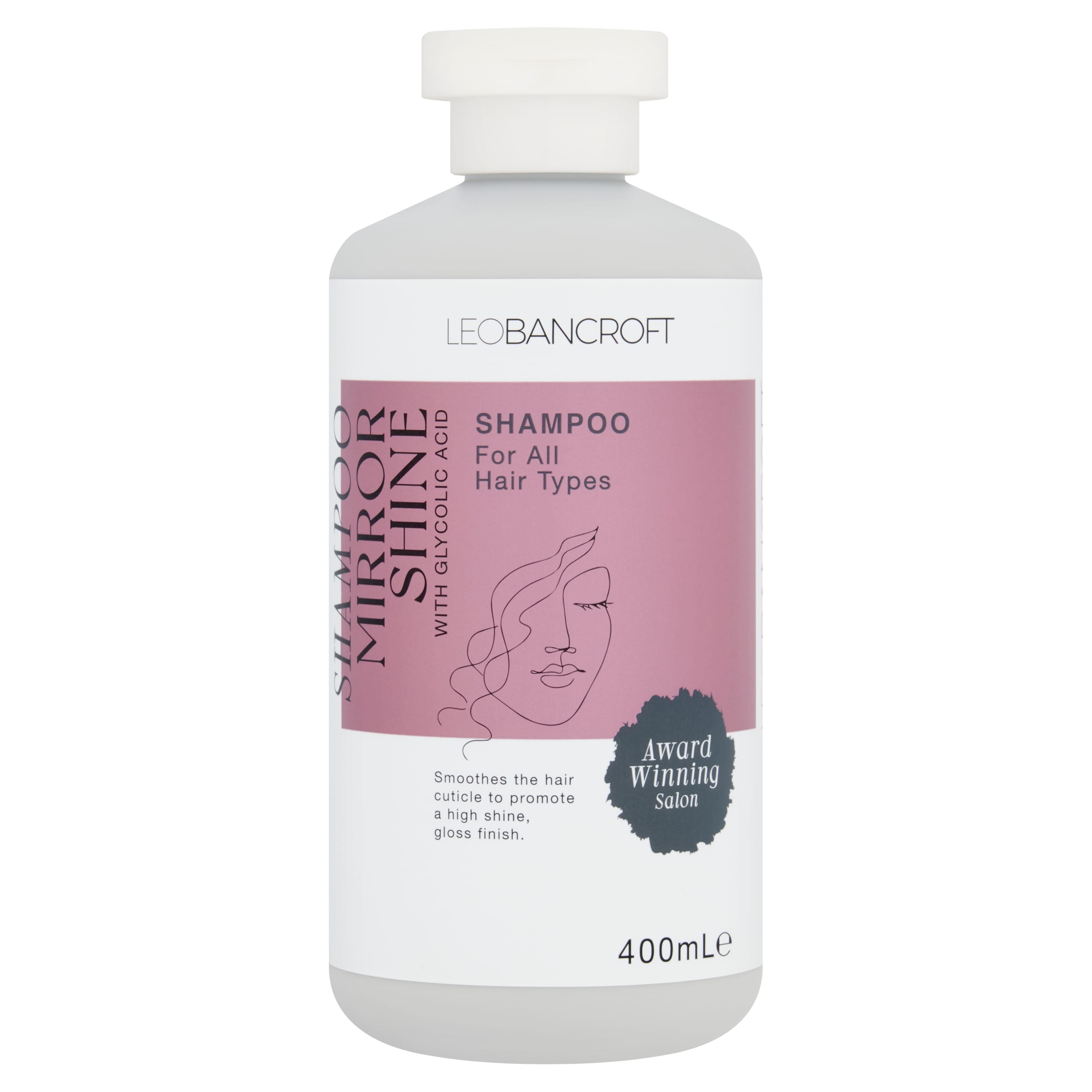 LEO BANCROFT SHAMPOO MIRROR SHINE WITH GLYCOLIC ACID 400ml