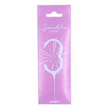 Number 3 Cake Sparkler