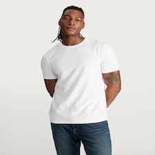 F&F Pure Cotton Regular Fit Short Sleeved T-Shirt in White thumbnail 2