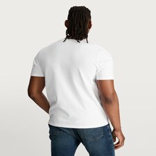 F&F Pure Cotton Regular Fit Short Sleeved T-Shirt in White thumbnail 4