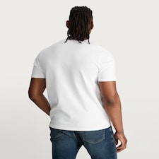 F&F Pure Cotton Regular Fit Short Sleeved T-Shirt in White thumbnail 4