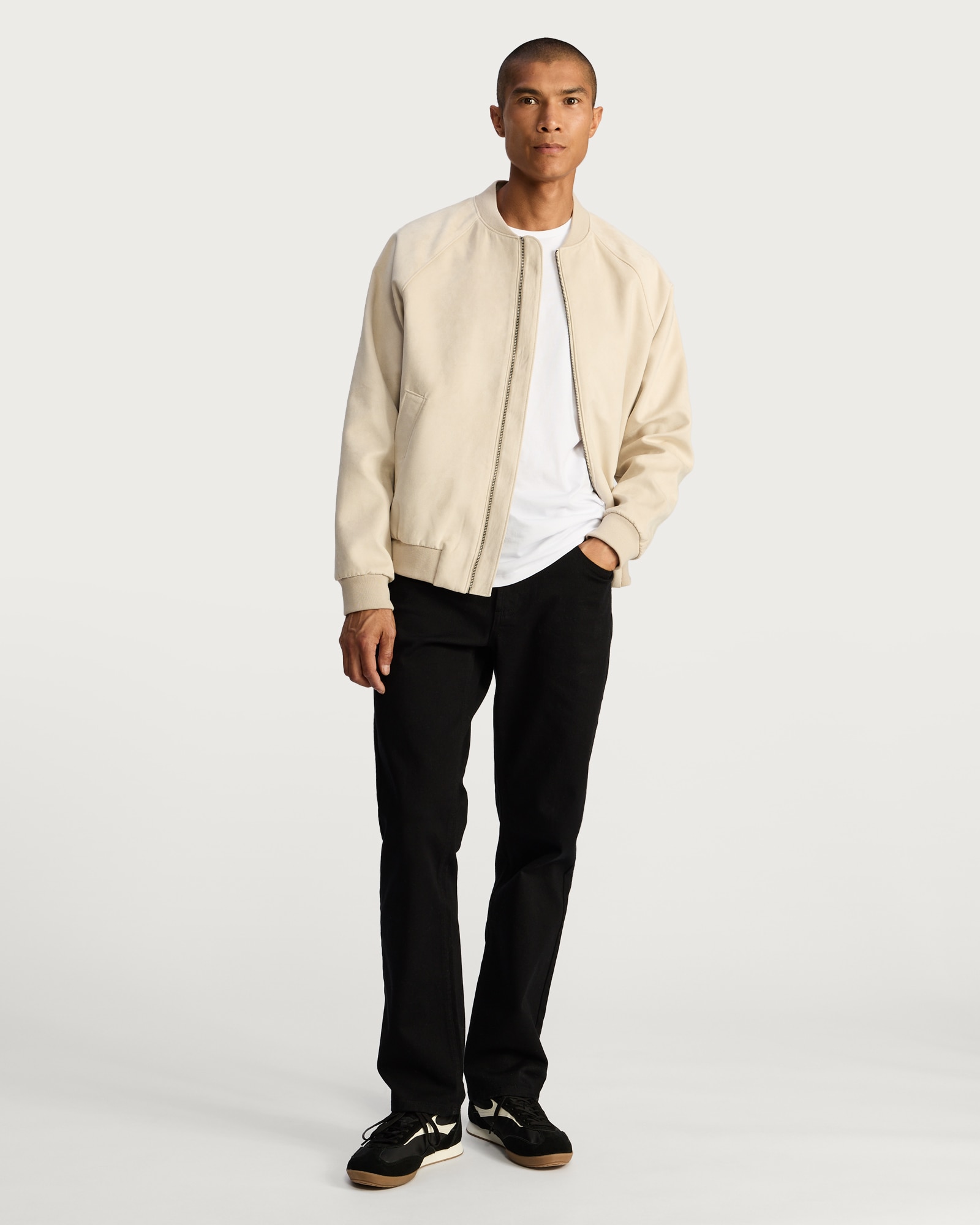 F&F Straight Fit Jeans  in Black