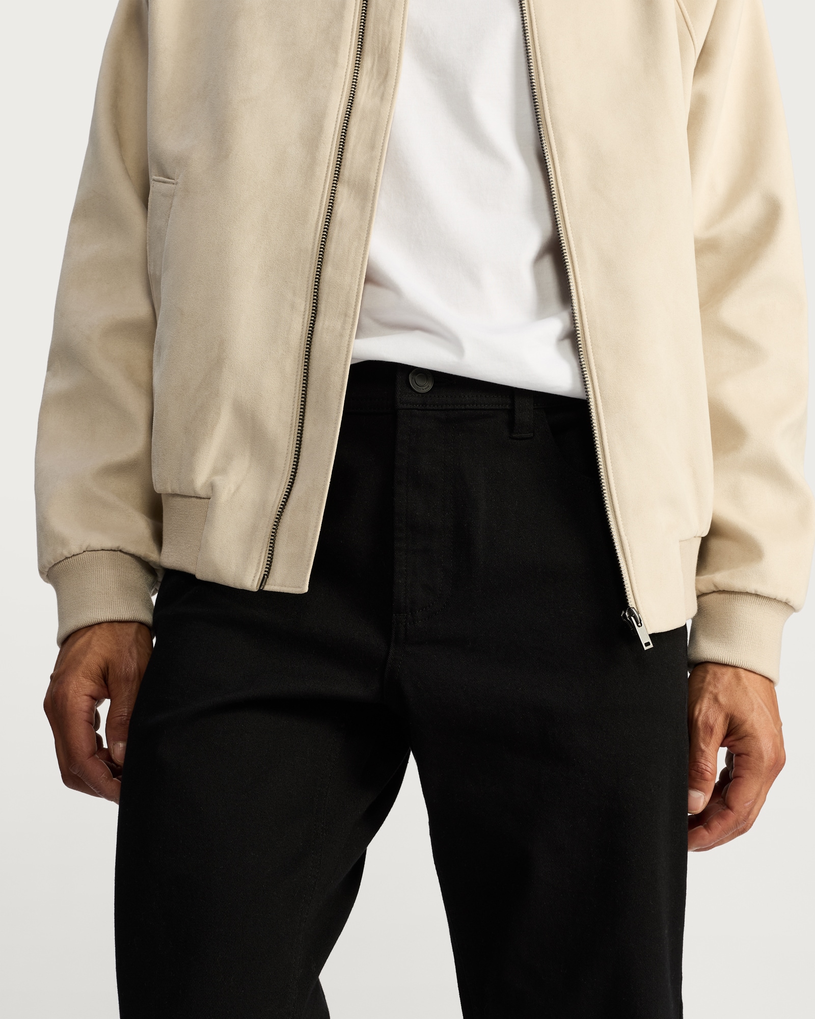 F&F Straight Fit Jeans  in Black thumbnail 2