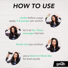 GOT2B Get Fresh Hair Mist 150ml thumbnail 3