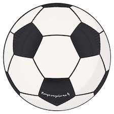 Tesco football plate 10pk
