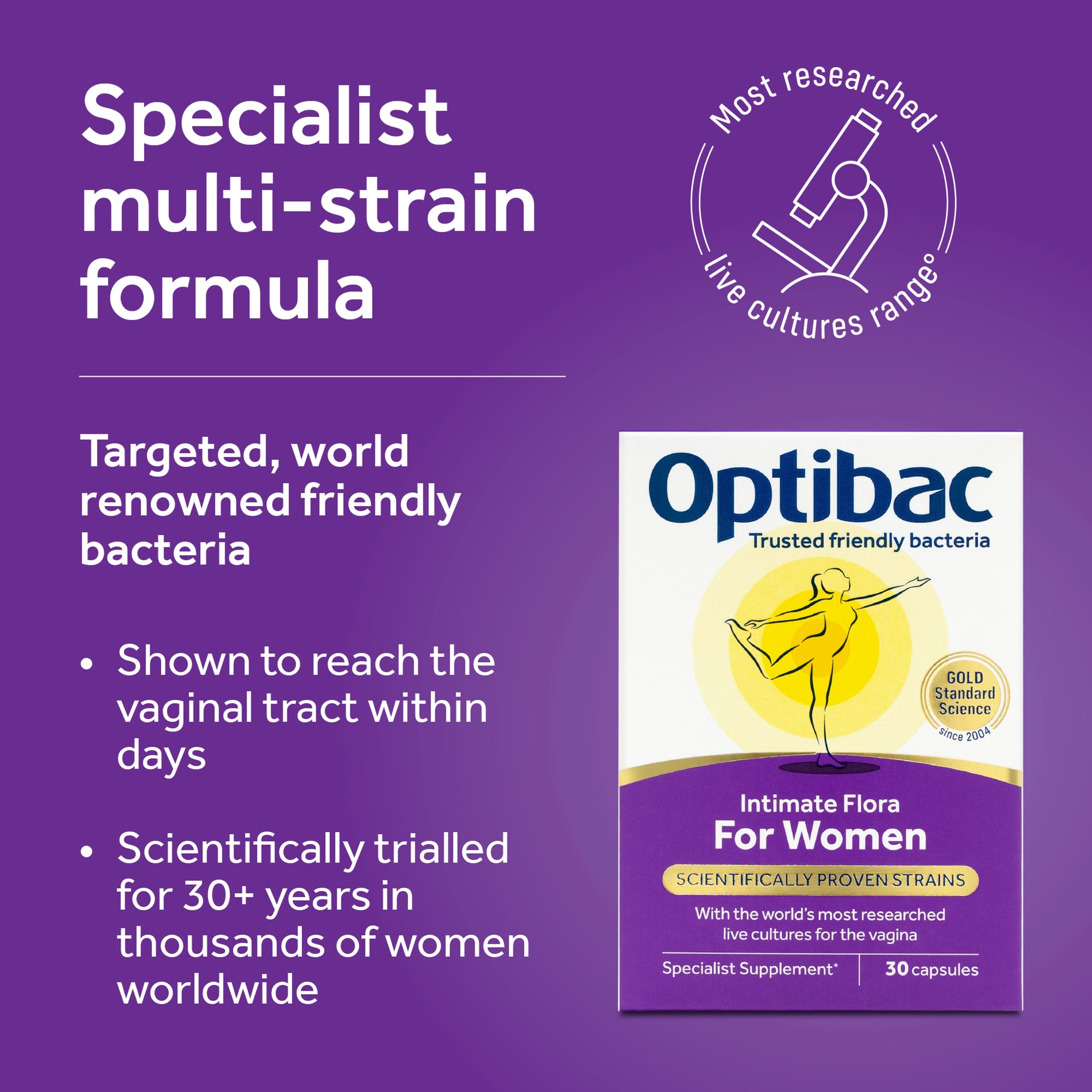 Optibac For Women Intimate Flora For Women 14 Capsules thumbnail 3