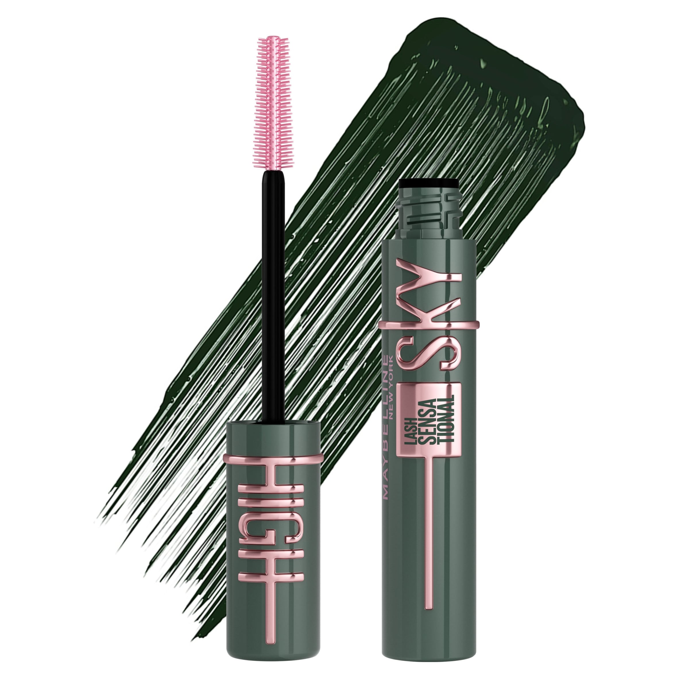 Maybelline Lash Sensational Sky High Mascara, Green Altitude, 7.5ml