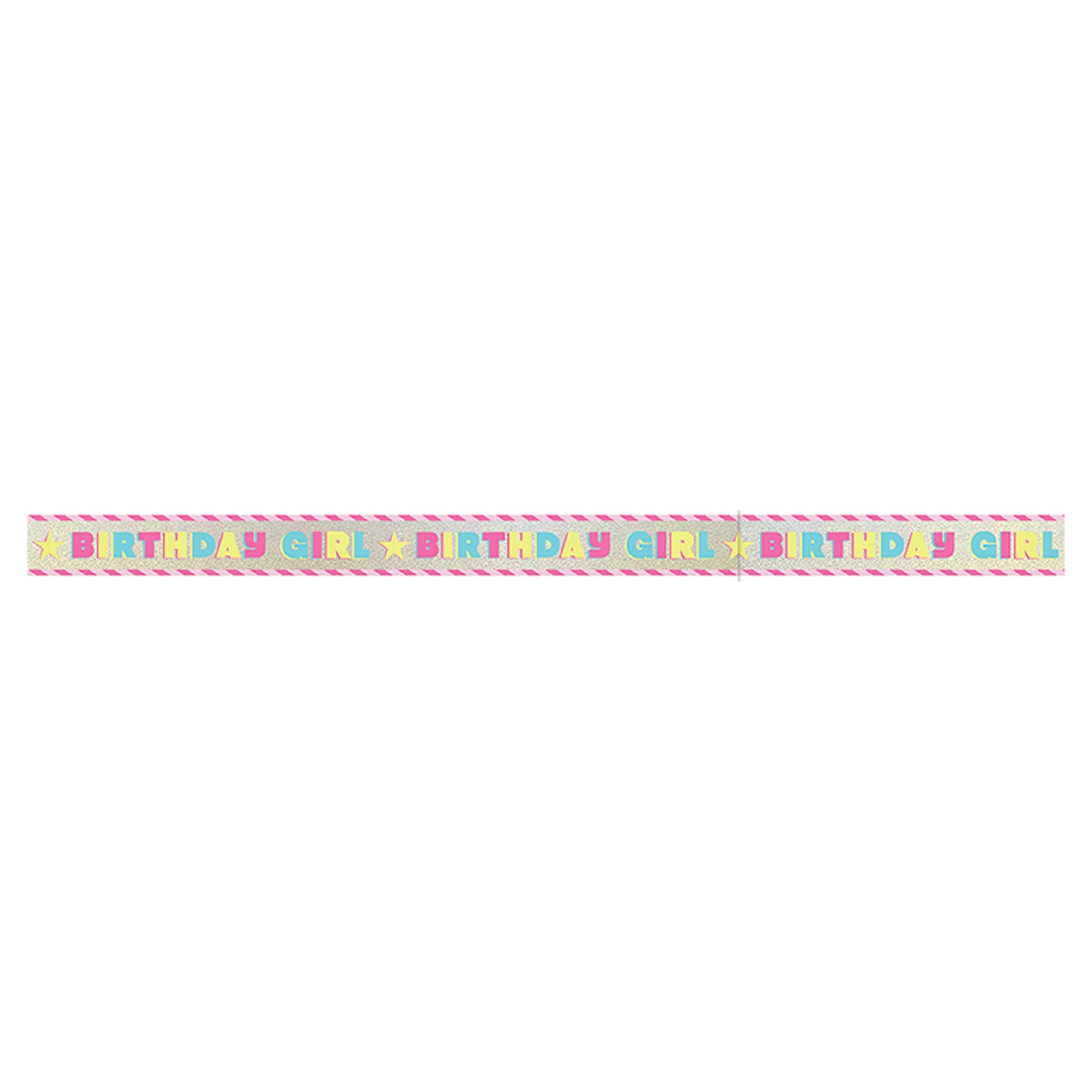 Tesco Birthday Girl Banner 1.8m