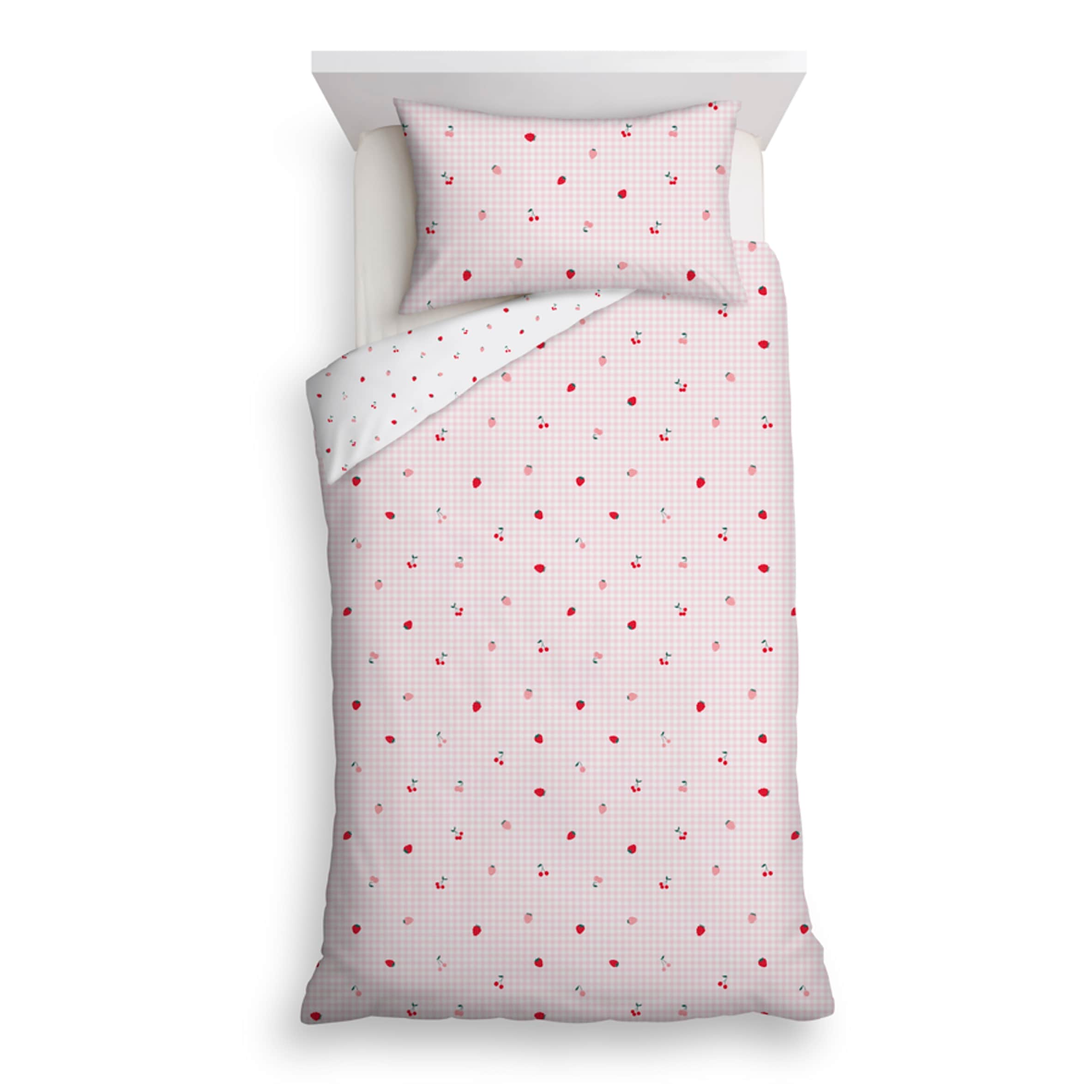 F&F Home Cherries & Berries Duvet Set Single
