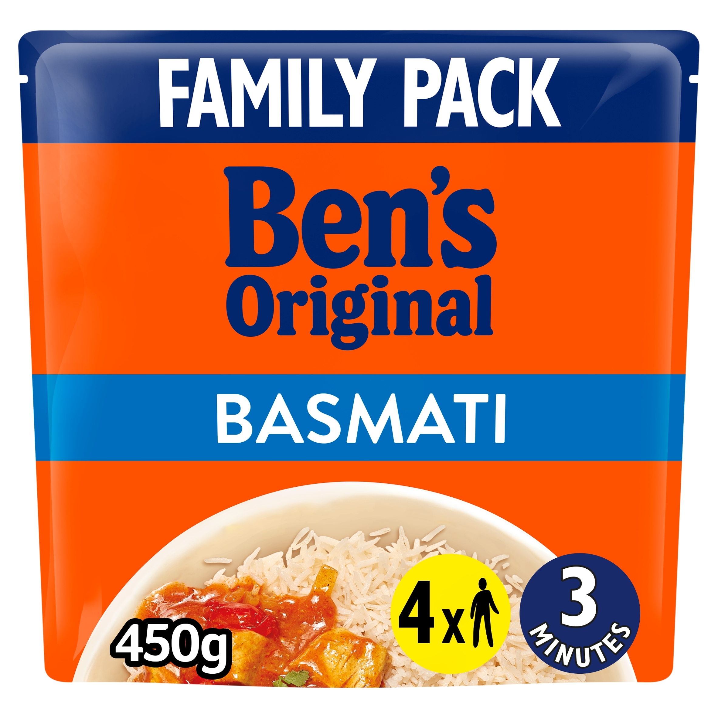 Ben's Original Basmati Microwave Rice Family Pack