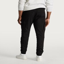 F&F Slim Fit Cargo Trousers in Black thumbnail 4