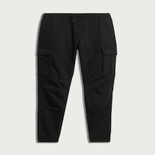F&F Slim Fit Cargo Trousers in Black thumbnail 5
