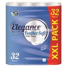 Elegance Feather Soft Toilet Tissue 32 Rolls
