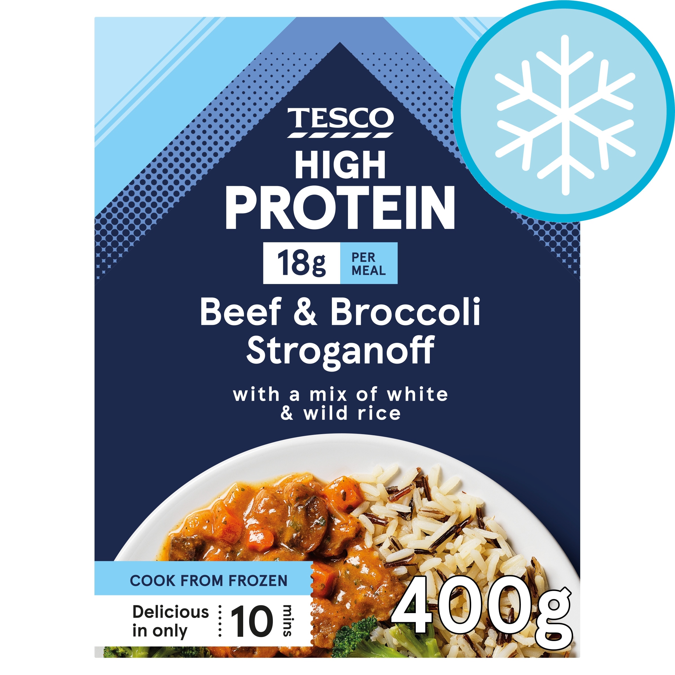 Tesco High Protein Beef & Broccoli Stroganoff 400g