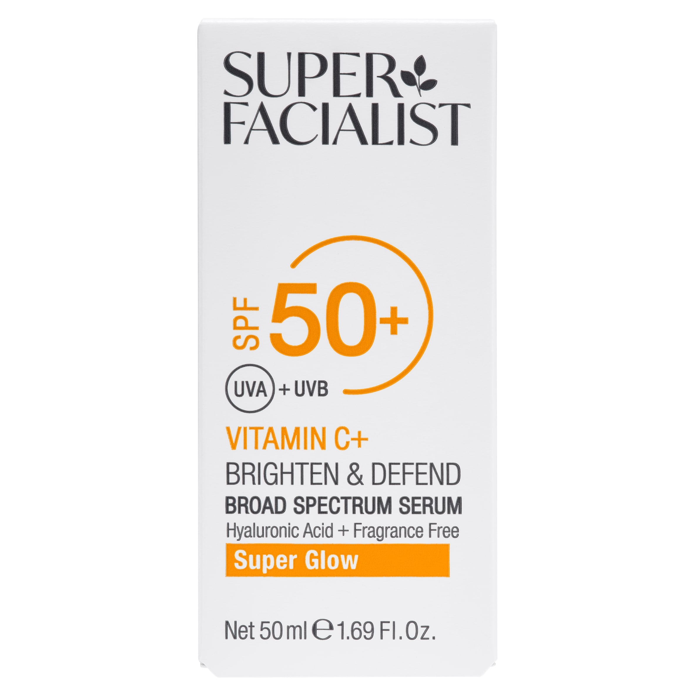 Super Facialist Vitamin C+ Brighten & Defend SPF50+ Broad Spectrum Serum 50ml