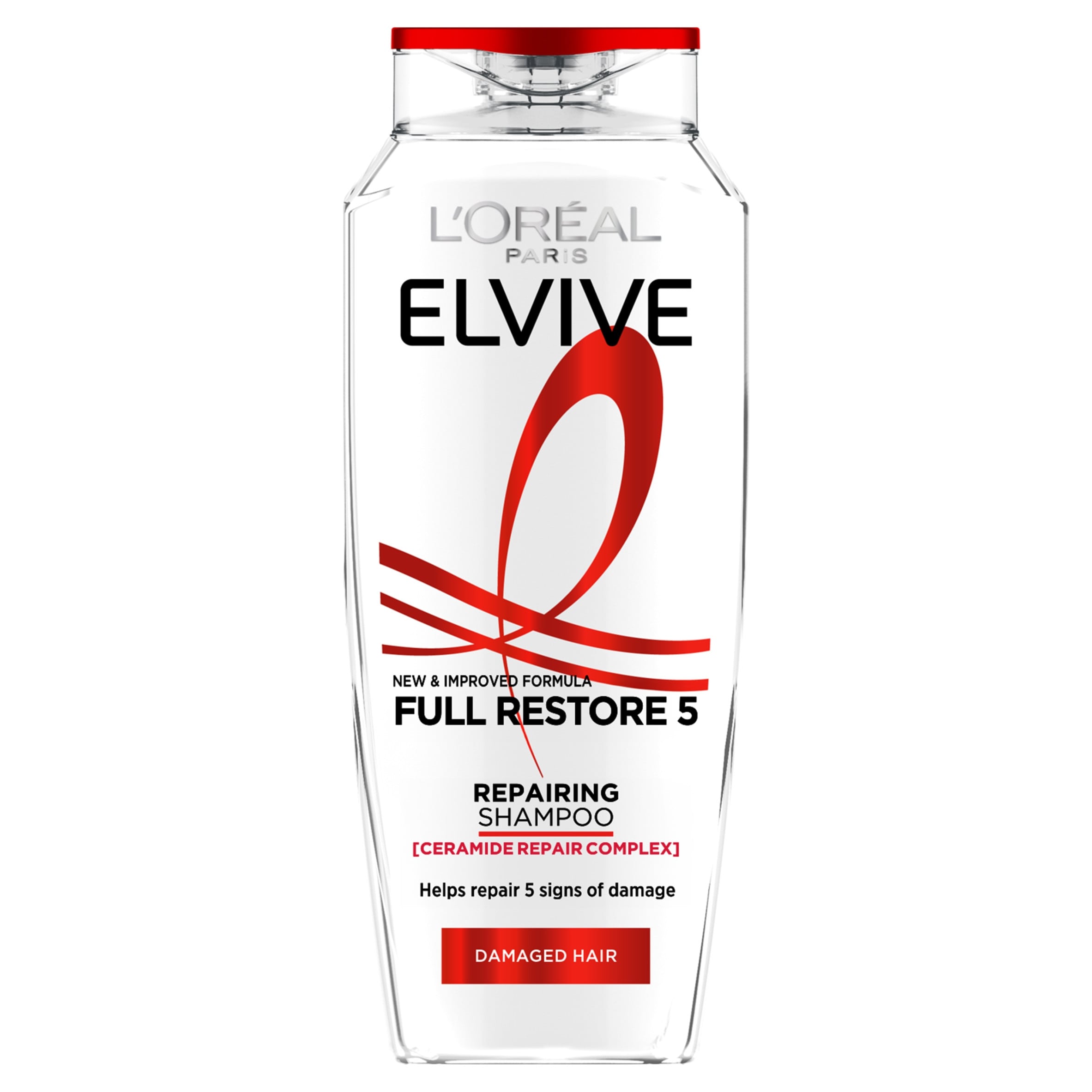 L'Oreal Paris Elvive Full Restore 5 Repairing Shampoo, for Damaged Hair, 400ml