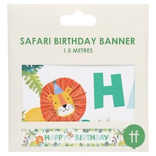 TABLE FUN SAFARI ANIMALS BANNER 1.5M
