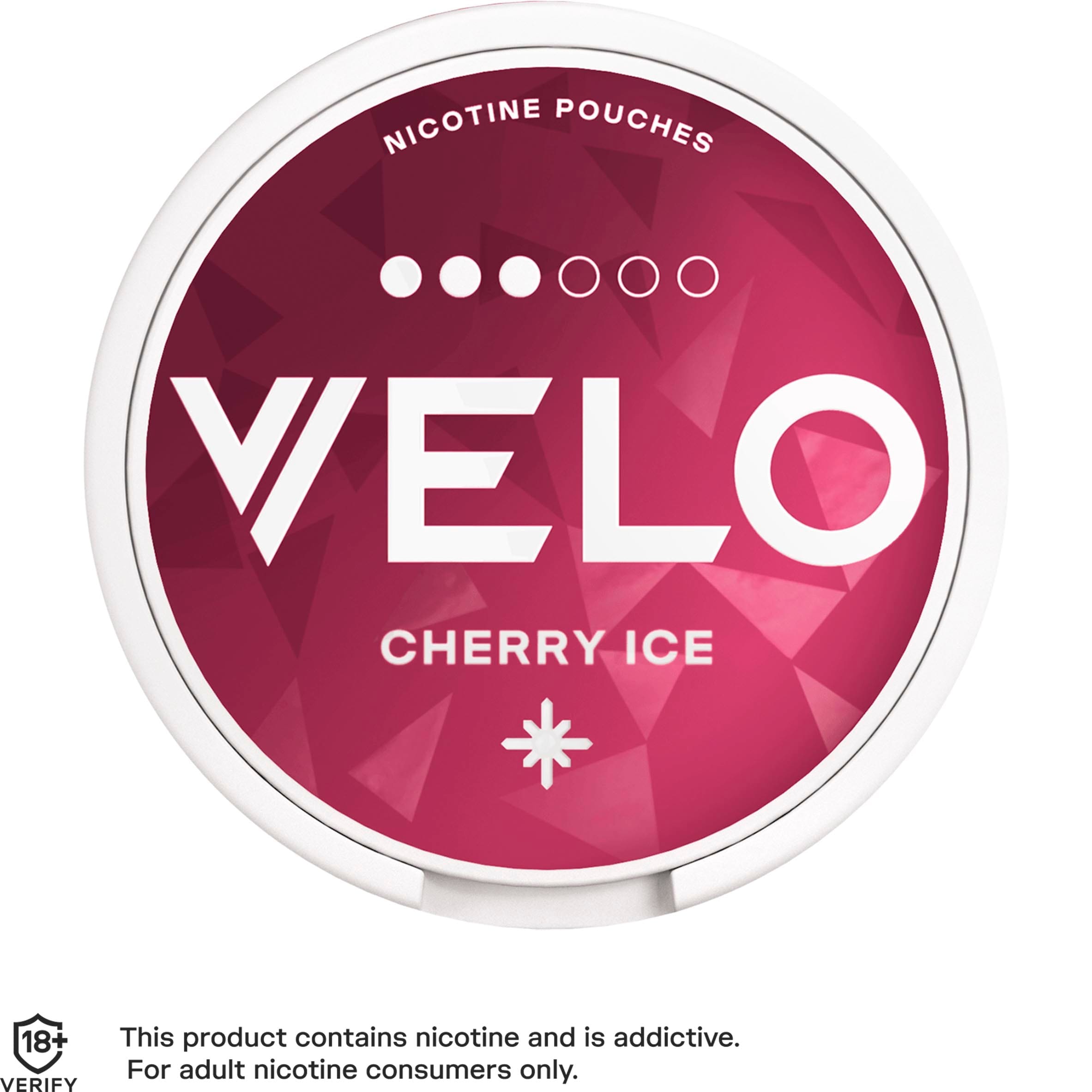 Velo Nicotine Pouches - Cherry Ice 10mg 20 Pack thumbnail 2