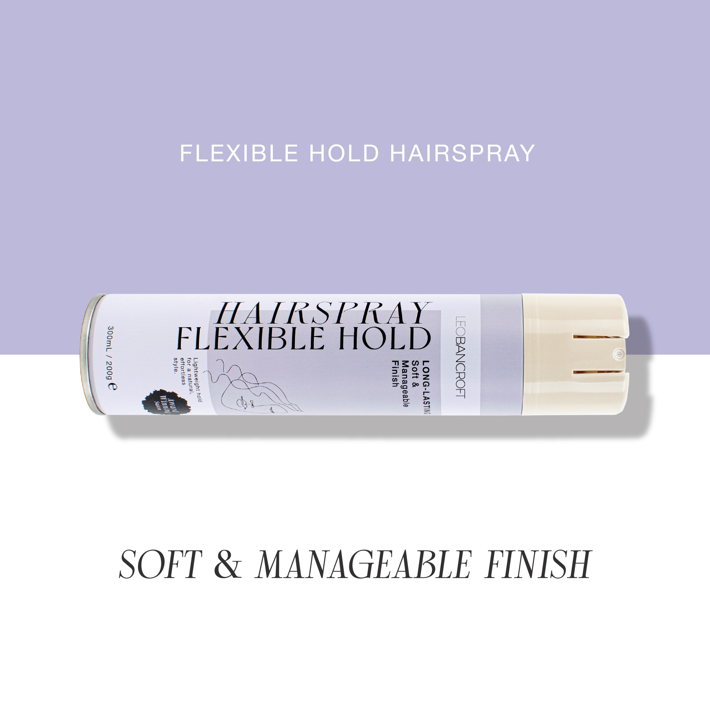 LEO BANCROFT HAIRSPRAY FLEXIBLE HOLD 300ML thumbnail 3