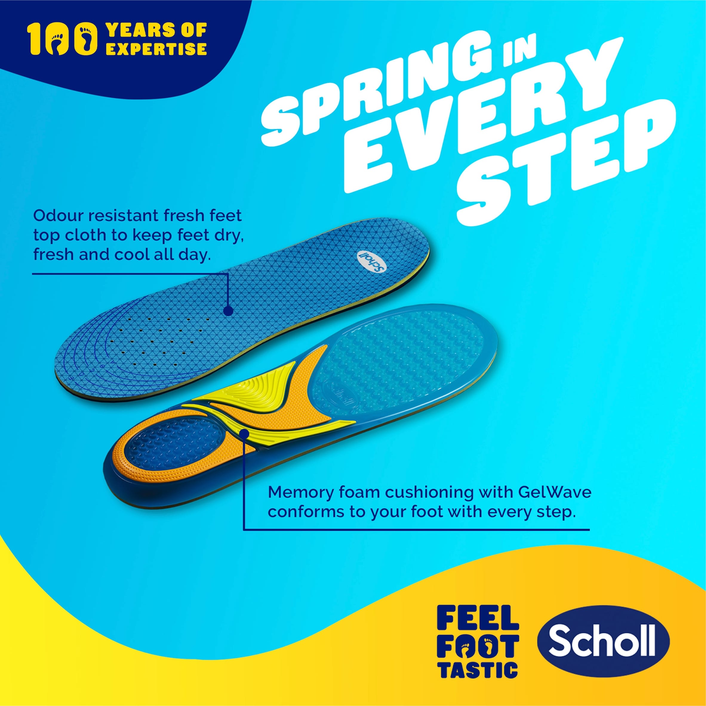 Scholl Gel Activ Casual Small Insoles thumbnail 5