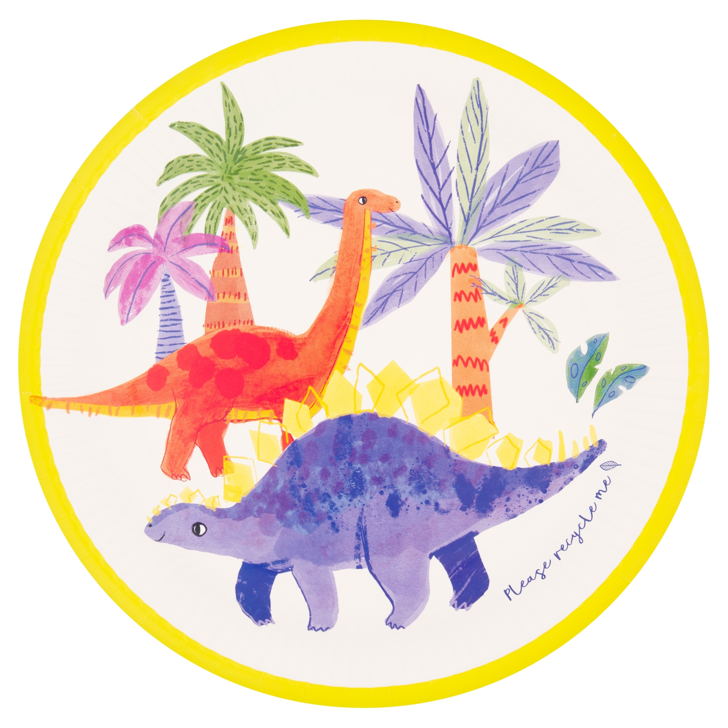 Tesco Dinosaur Paper Plates 10 Pack