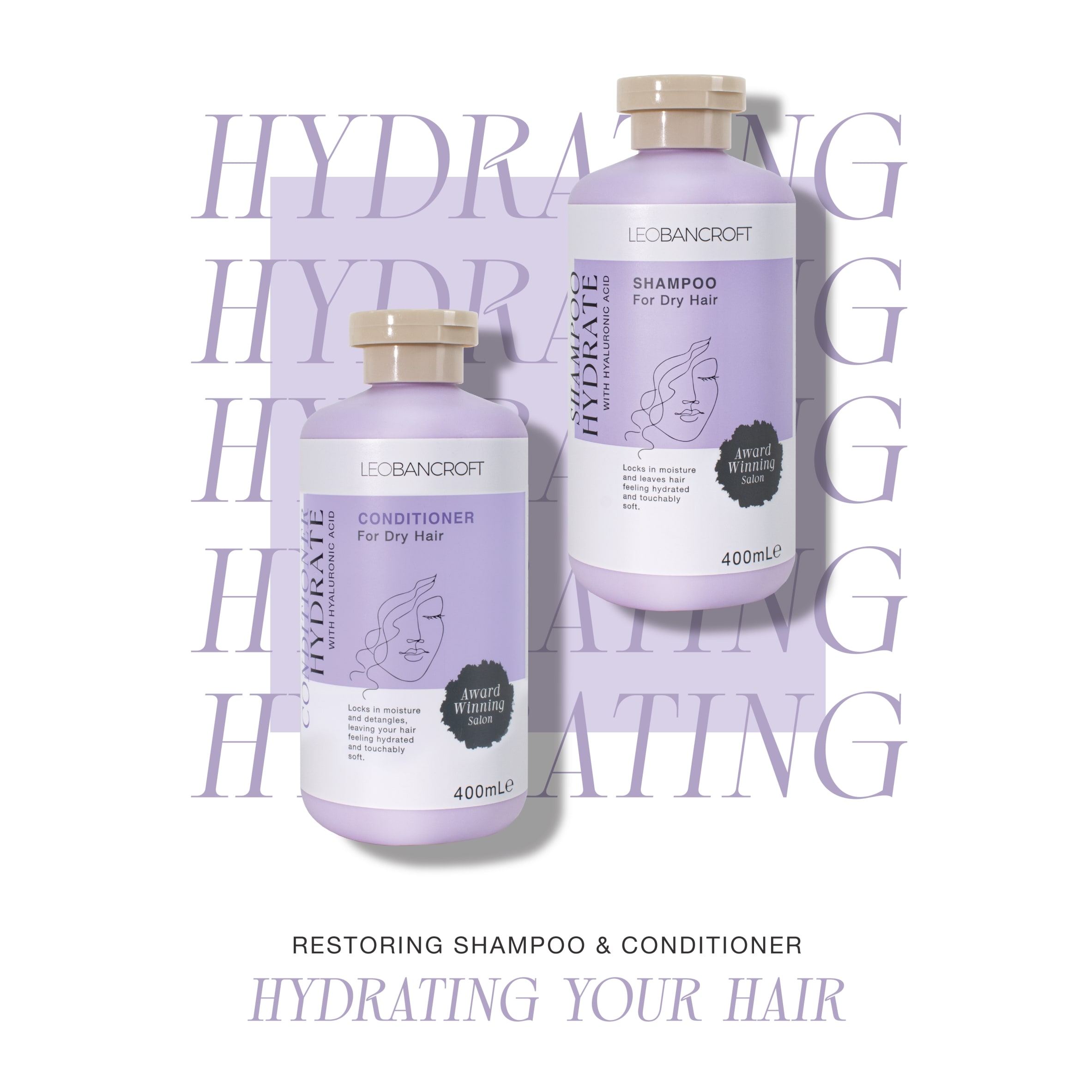 LEO BANCROFT CONDITIONER HYDRATE WITH HYALURONIC ACID 400ml thumbnail 2