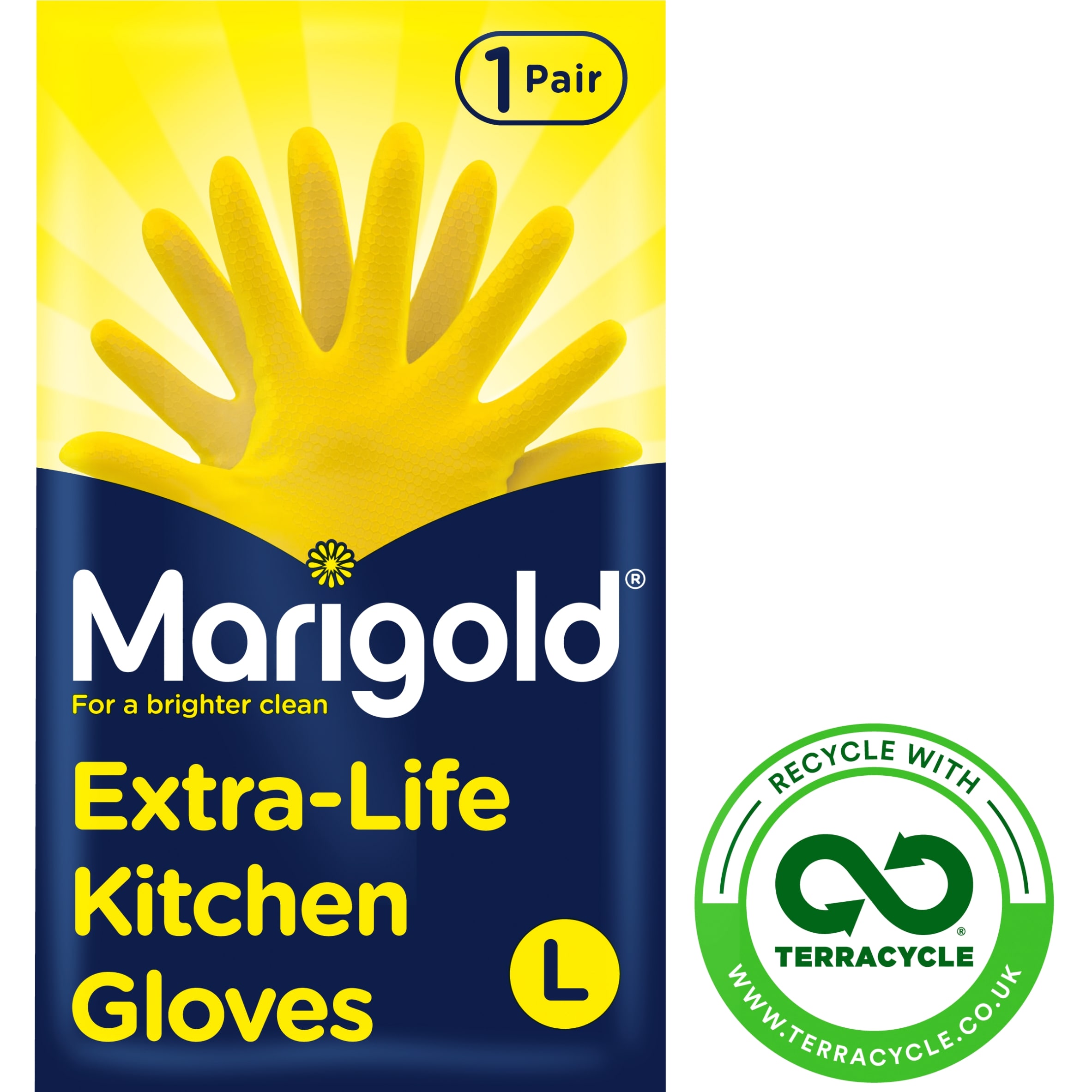 Marigold Large Extra Life Kitchen Gloves