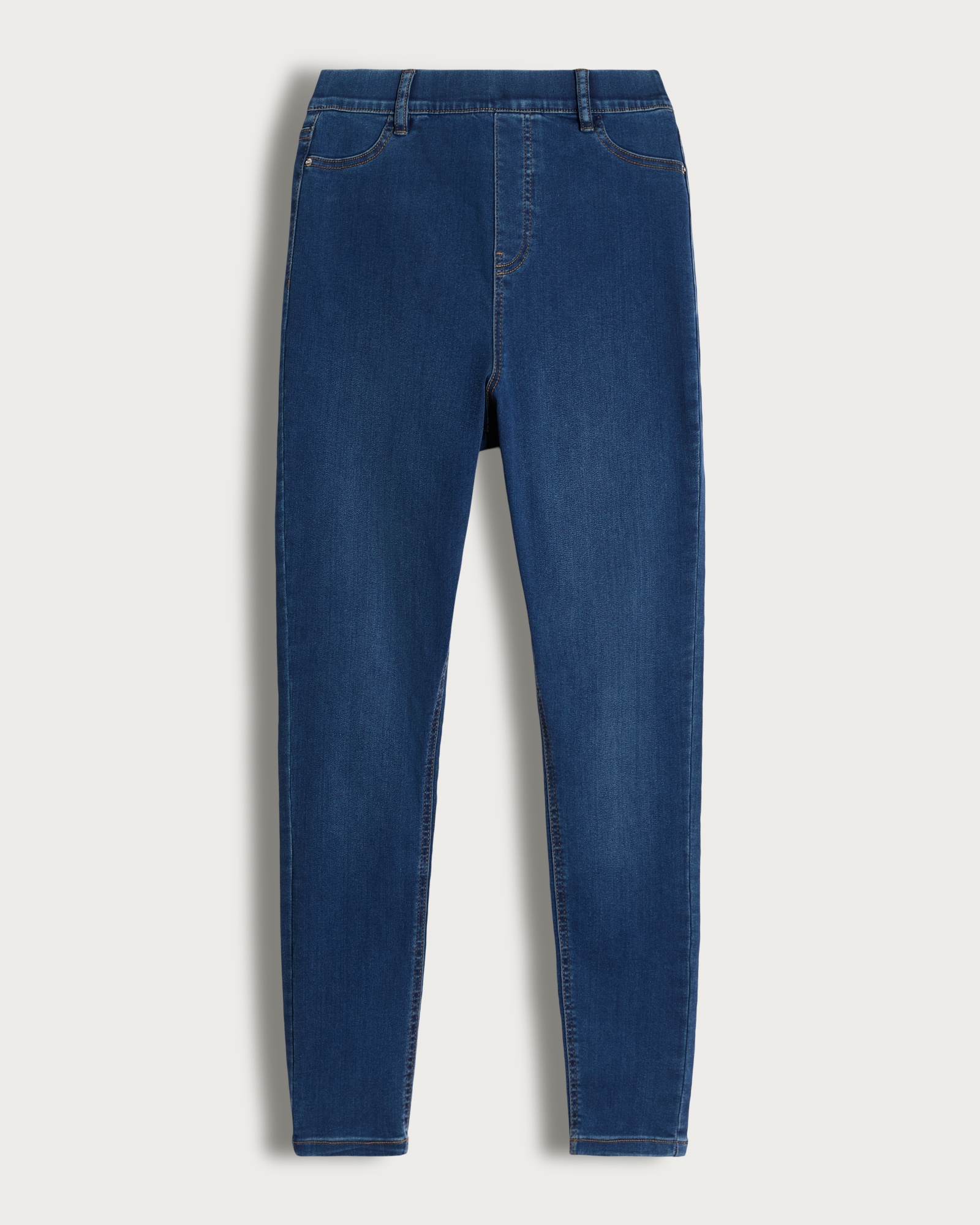 F&F High Rise Jeggings in Navy thumbnail 5