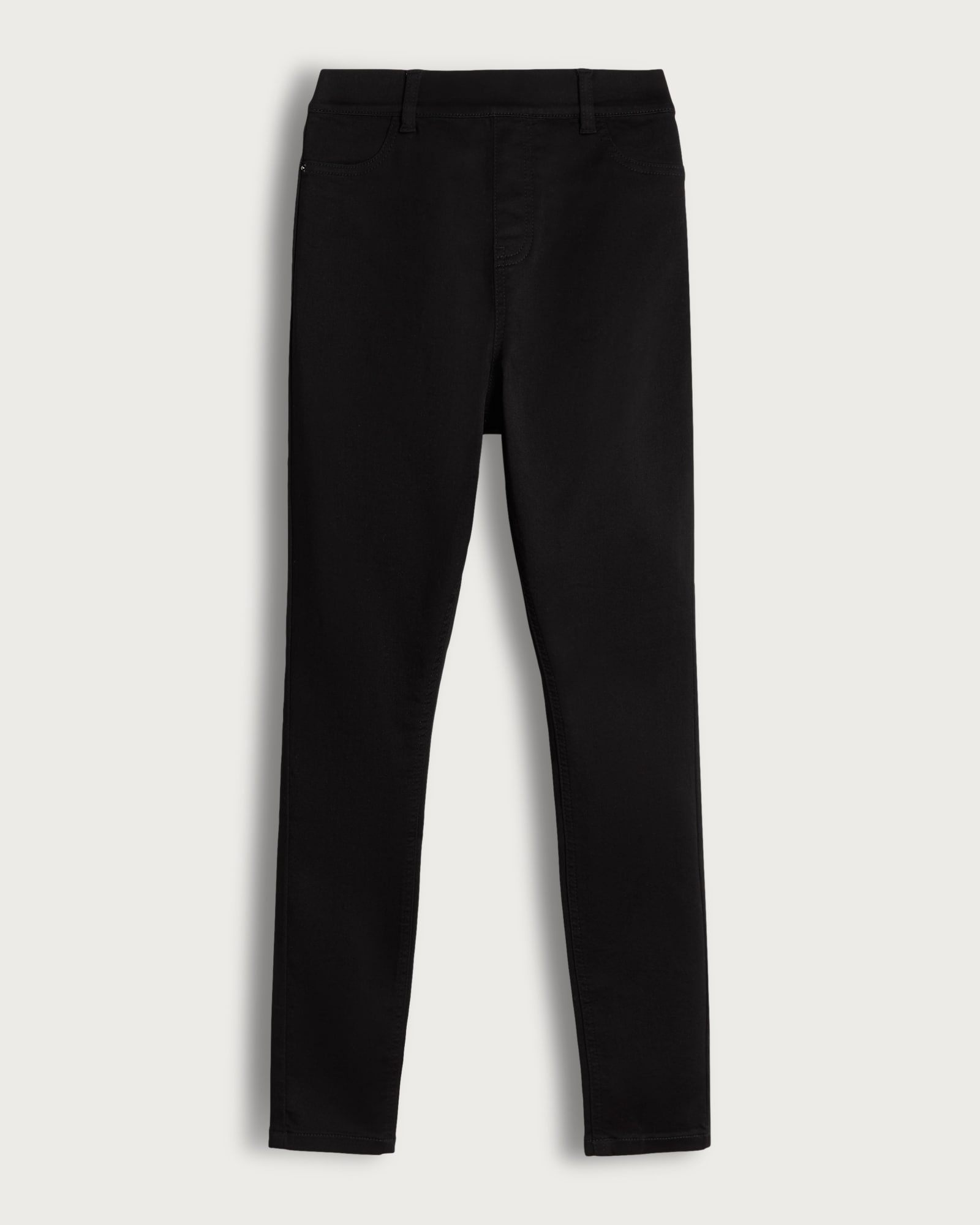 F&F Cotton Rich High Rise Jeggings in Black thumbnail 5