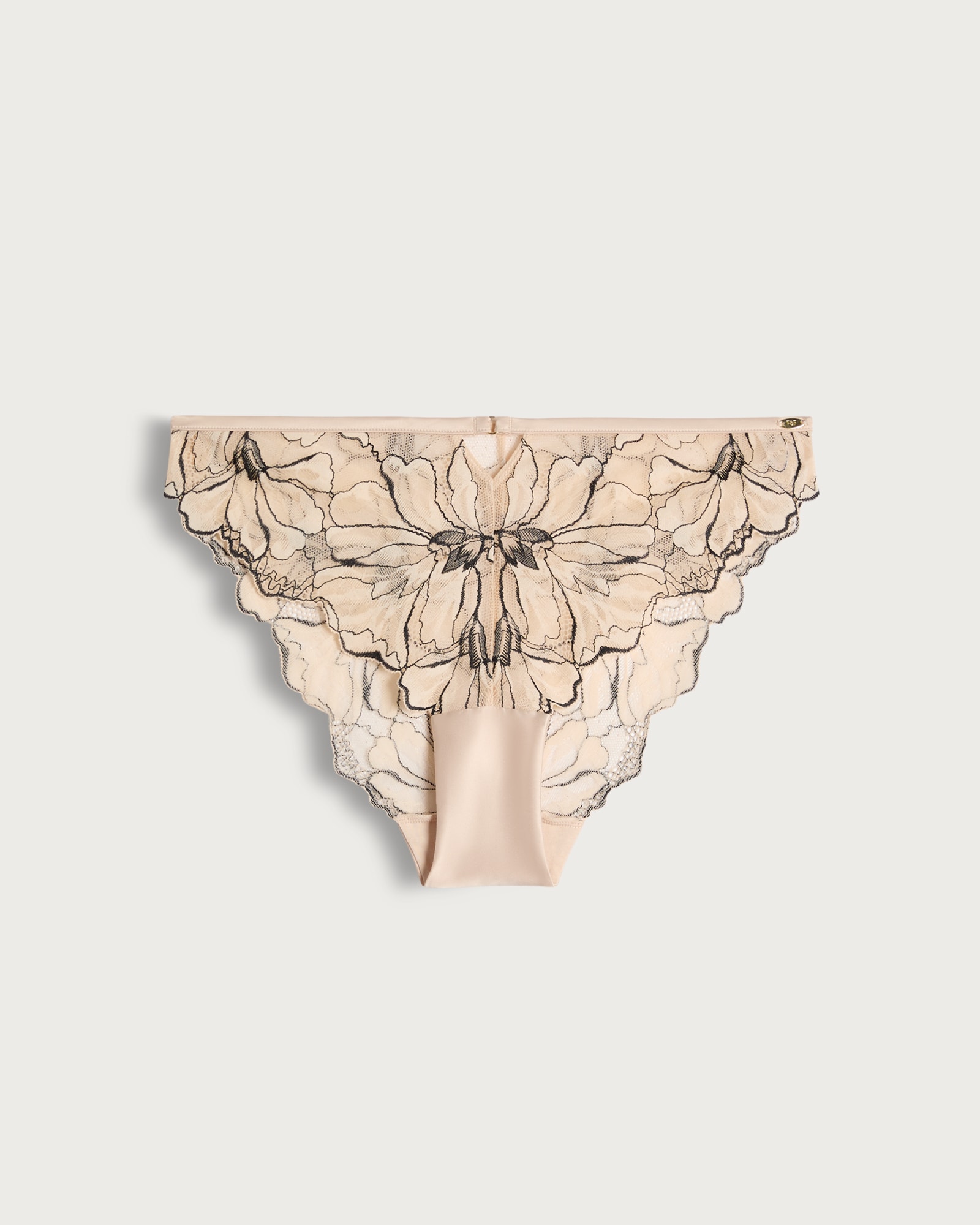 F&F Brazilian Floral Lace Knickers in Multi thumbnail 4
