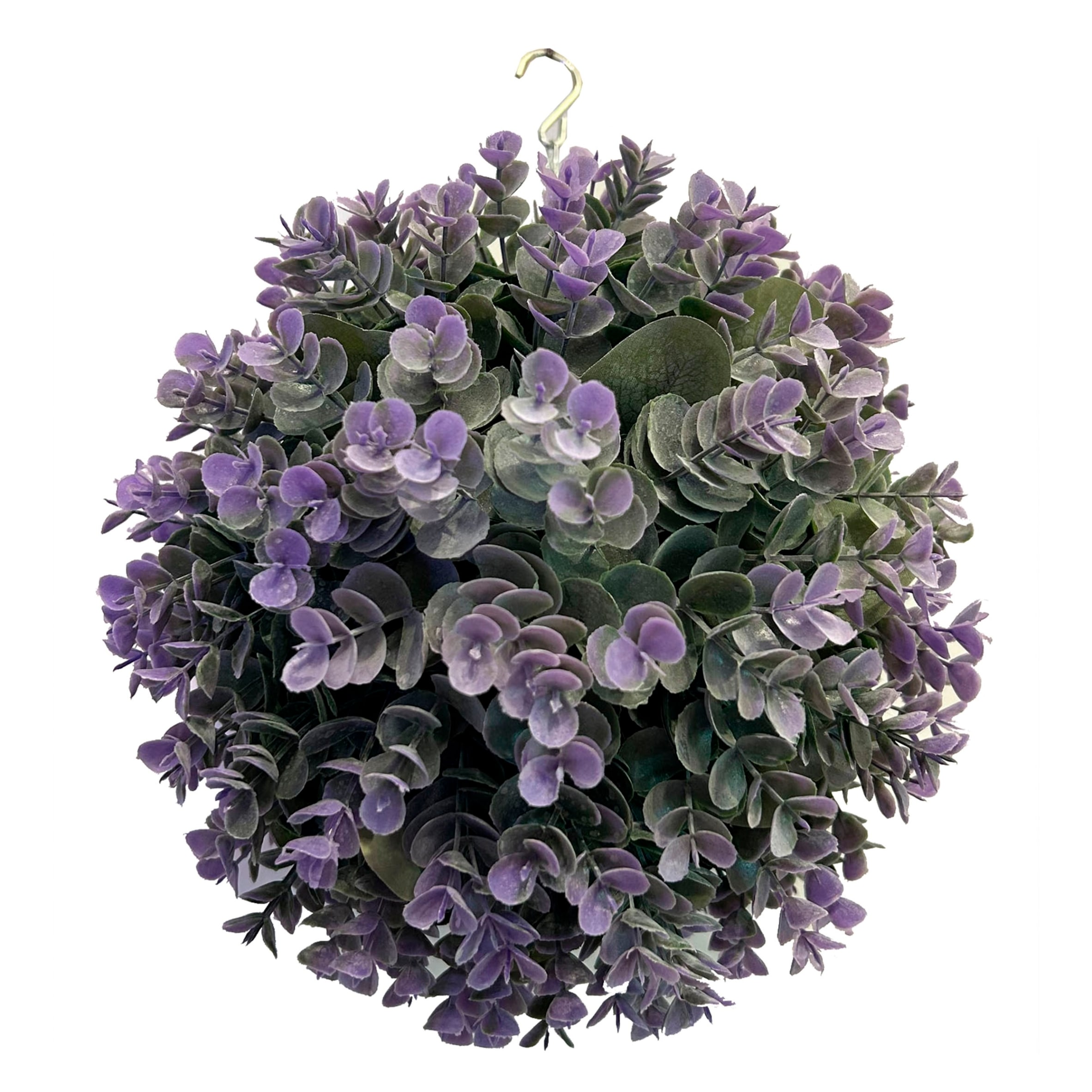 BAYSWOOD ARTIFICIAL PURPLE EUCALYPTUS BALL