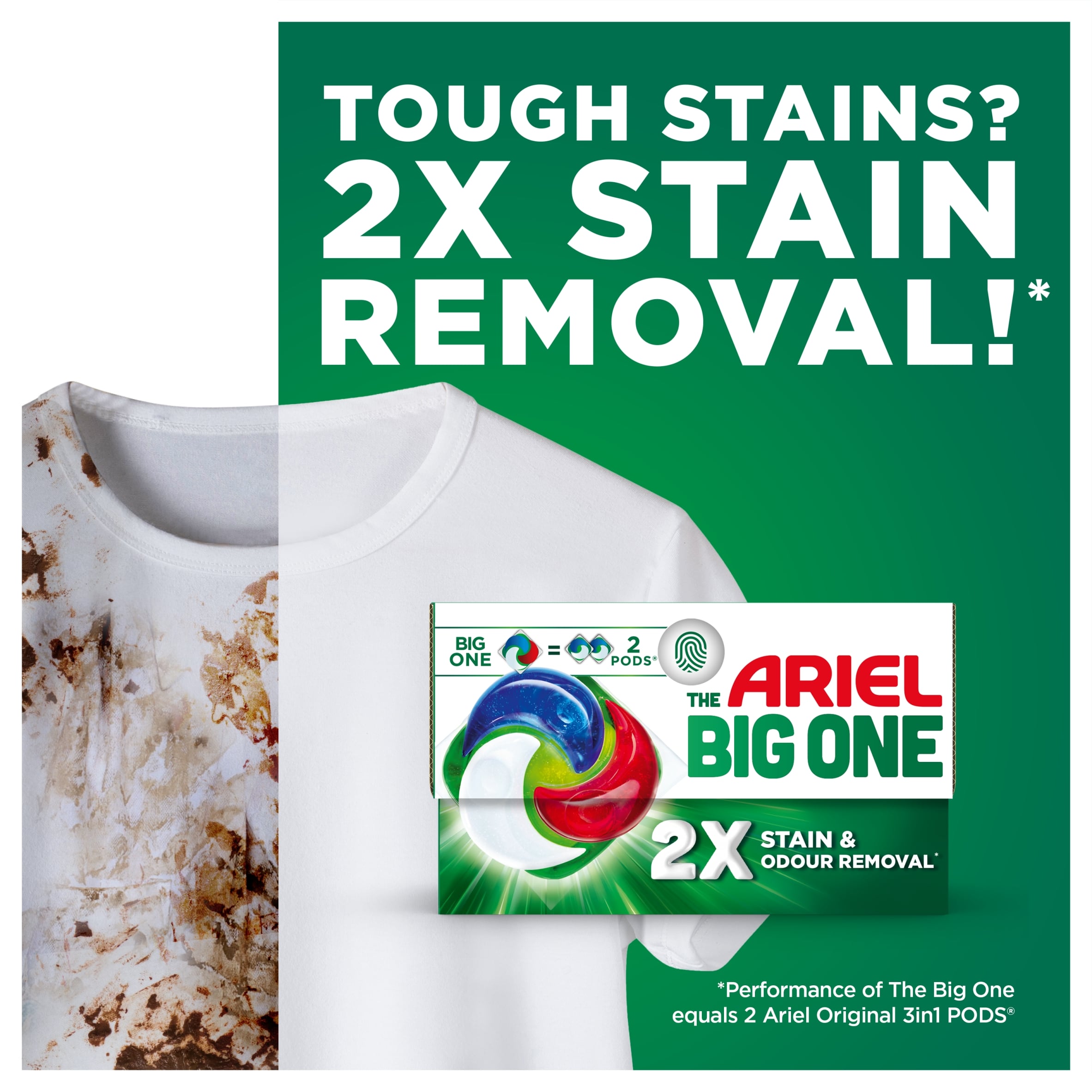 Ariel The Big One Original Washing Liquid Pods 29 washes 1052.7g thumbnail 4