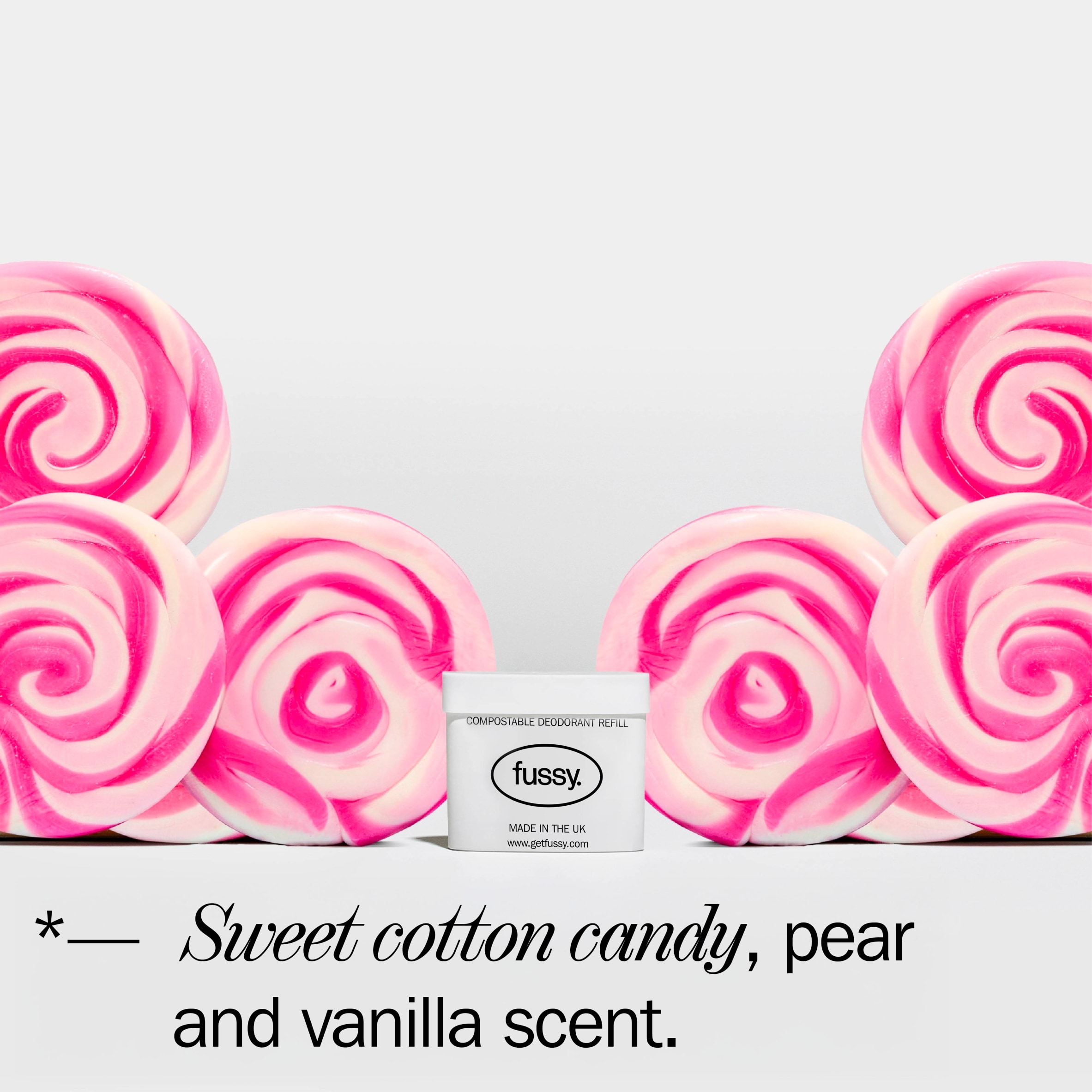 Fussy Refillable Natural Deodorant Sugar Crush 40g thumbnail 4