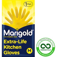 Marigold Medium Extra Life Kitchen Gloves