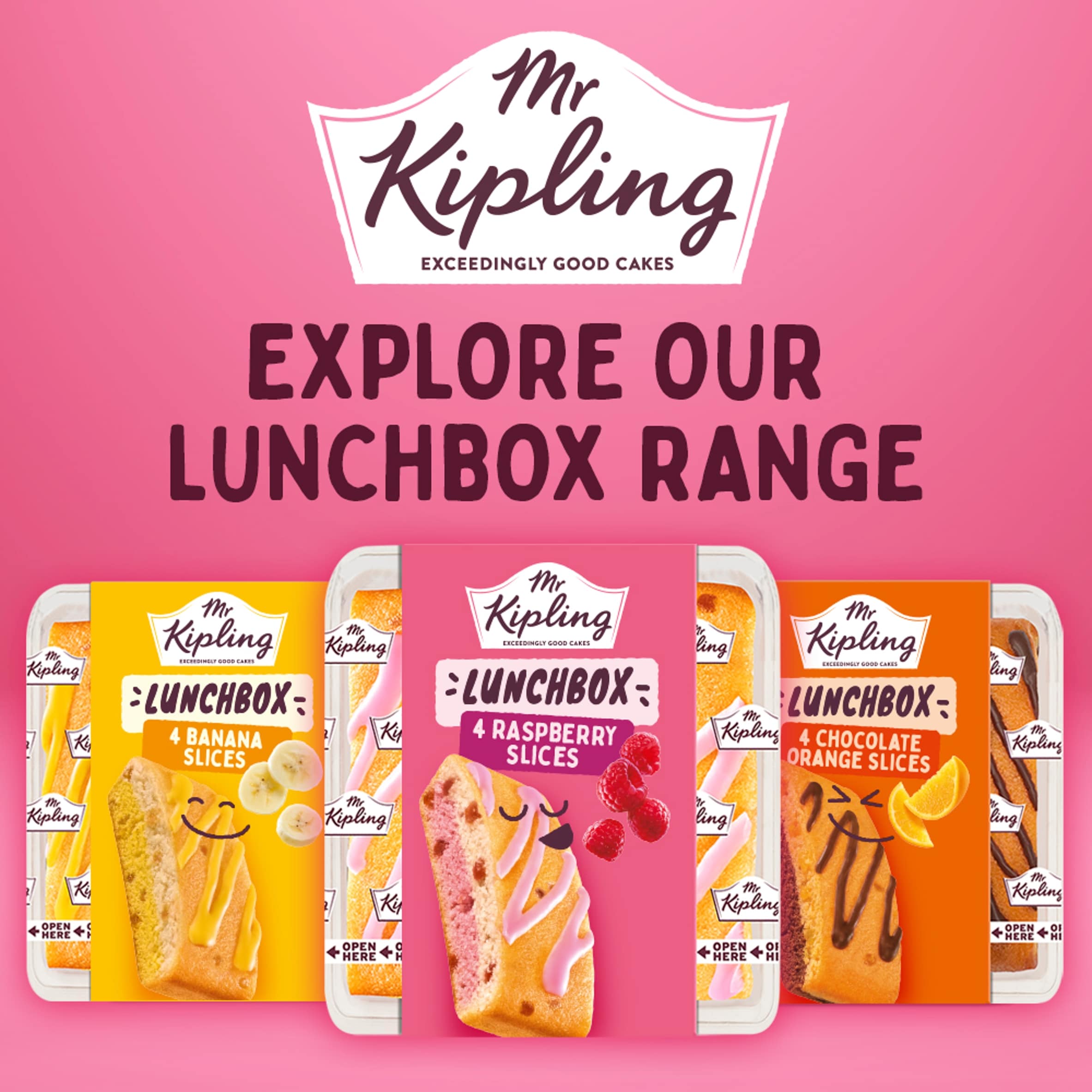Mr Kipling Chocolate Orange Lunchbox Cake Slices 4 pack thumbnail 4