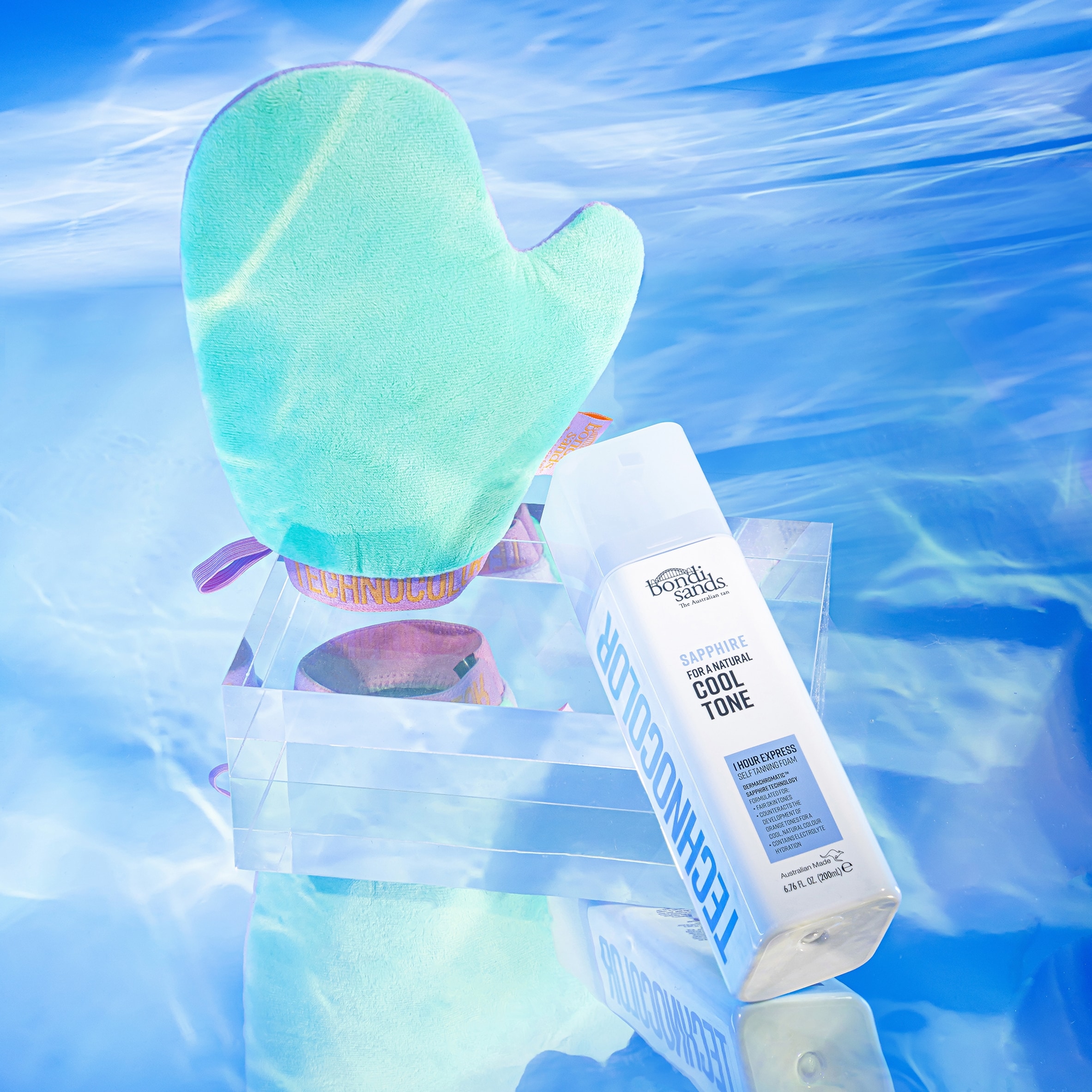 Bondi Sands Technocolor 1 Hour Express Self Tanning Foam Sapphire 200Ml thumbnail 3